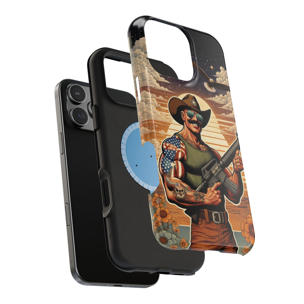 Uncle Dave AR-15 - Magnetic Impact‑Resistant Phone Case  iPhone 13-17 / Samsung S26  MagSafe Compatible