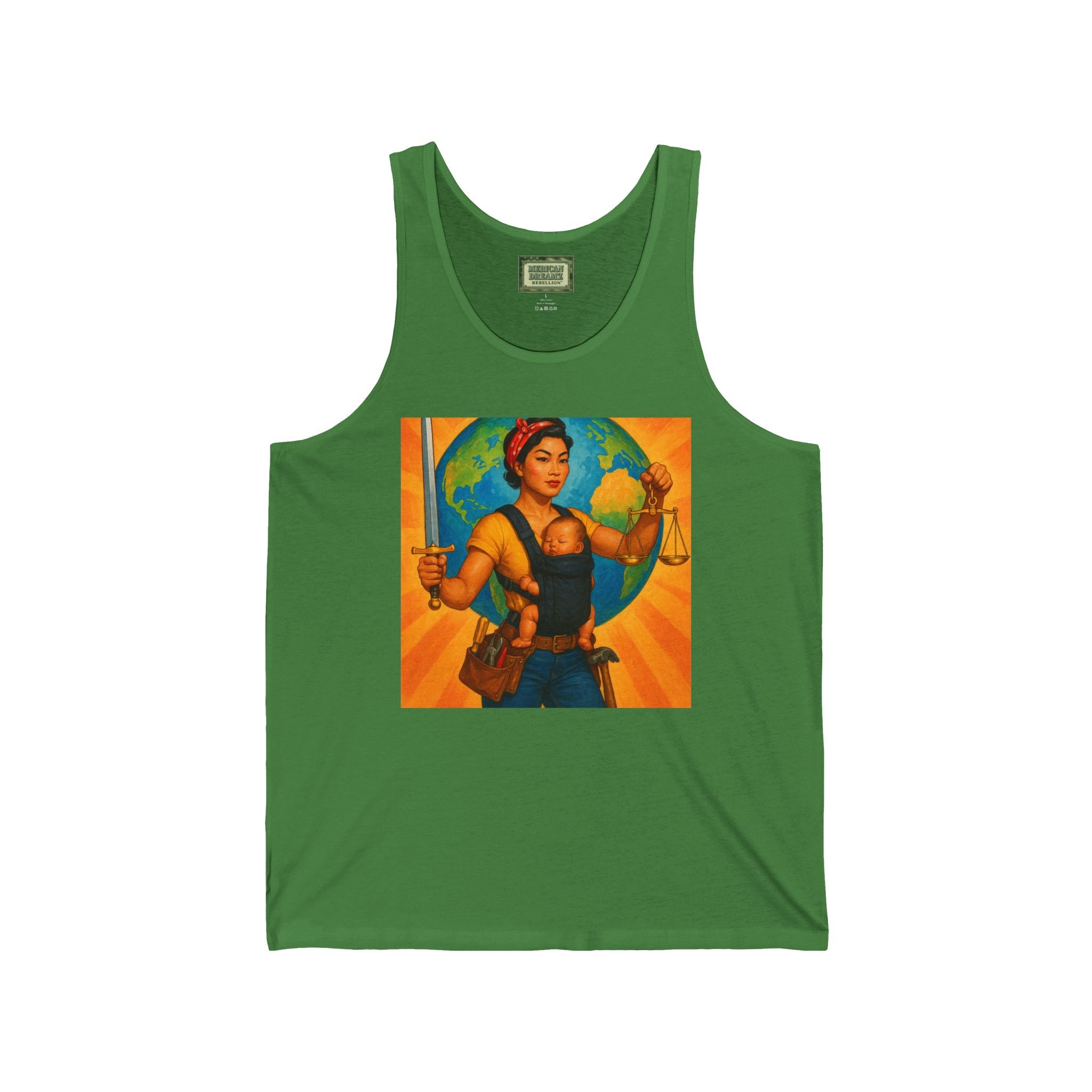 Super Momz Tank Top – Motherhood Superhero Graphic Tank -06