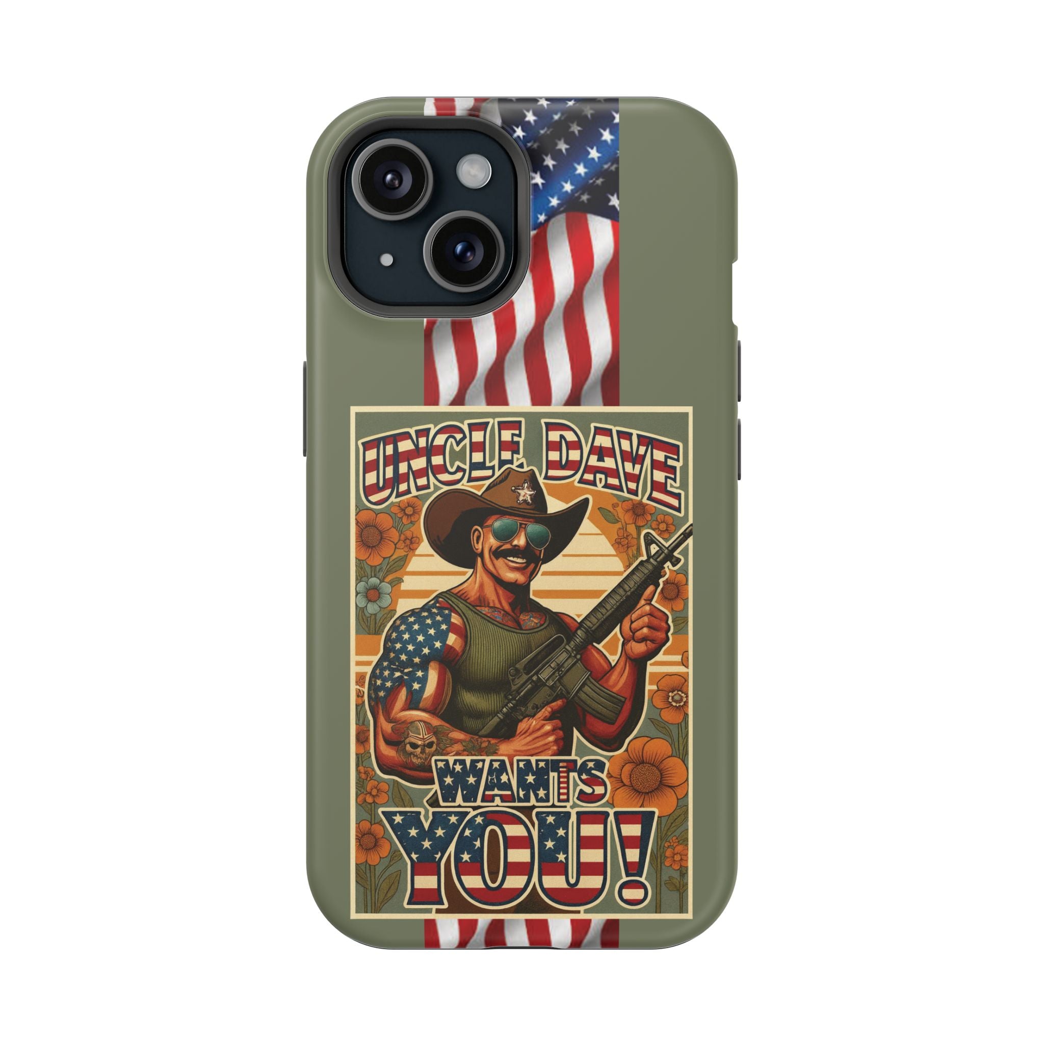 Uncle Dave Wants You! - Magnetic Impact‑Resistant Phone Case  iPhone 13-17 / Samsung S26  MagSafe Compatible
