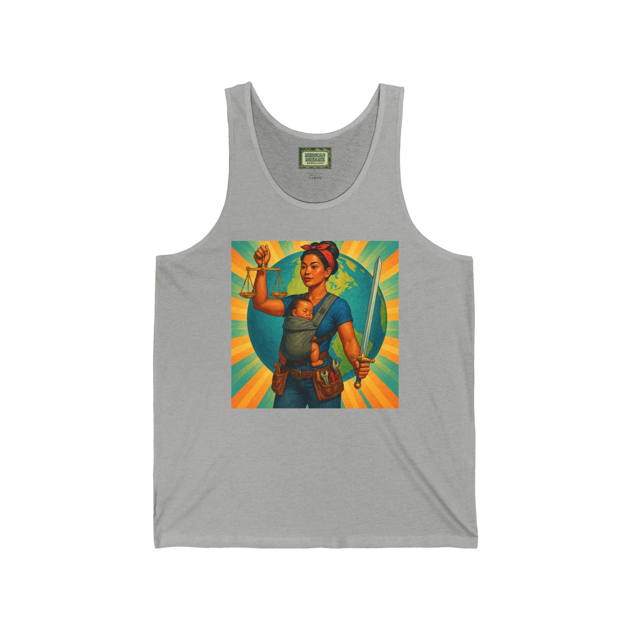 Super Momz Tank Top – Motherhood Superhero Graphic Tank -13