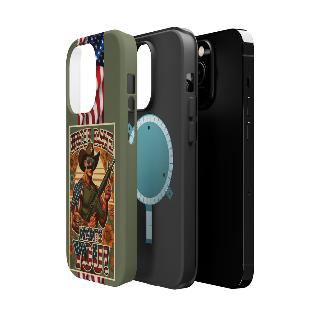 Uncle Dave Wants You! - Magnetic Impact‑Resistant Phone Case  iPhone 13-17 / Samsung S26  MagSafe Compatible