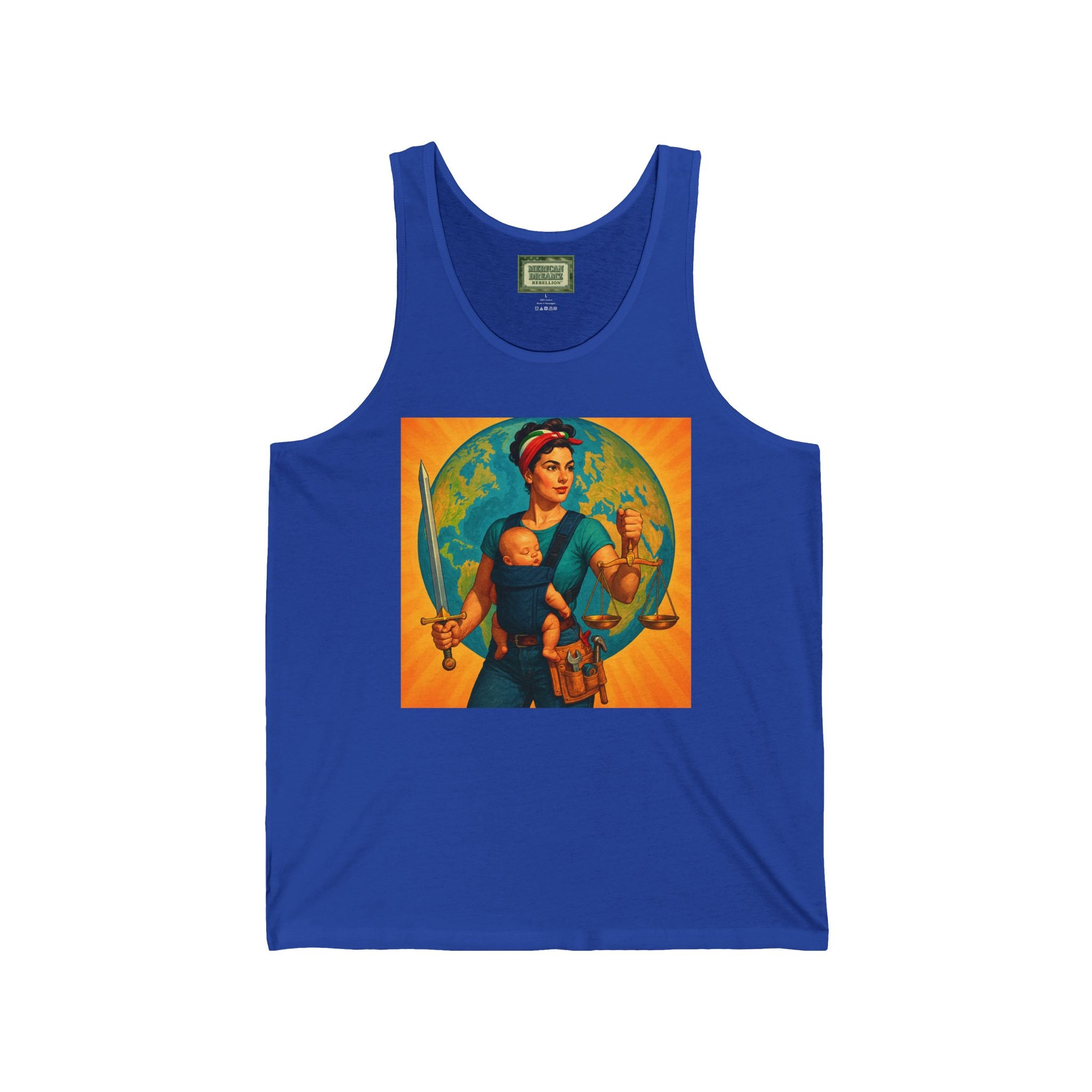 Super Momz Tank Top – Motherhood Superhero Graphic Tank -15