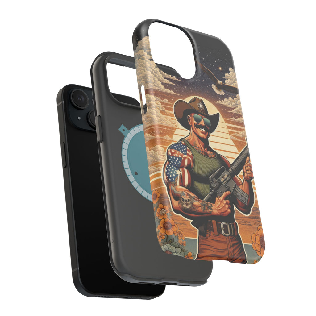 Uncle Dave AR-15 - Magnetic Impact‑Resistant Phone Case  iPhone 13-17 / Samsung S26  MagSafe Compatible