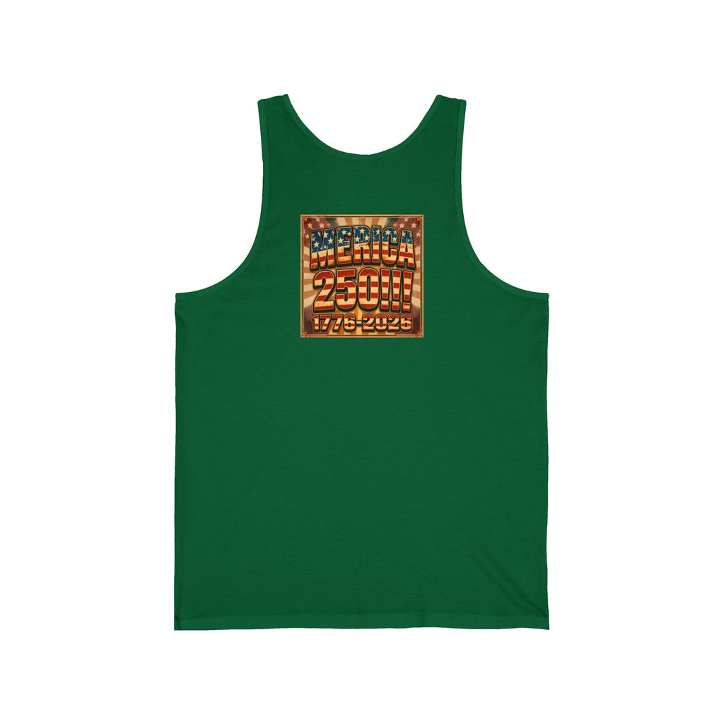 MERICAN DREAMZ REBELLION – MERICA 250!!! Tank Top – 250 Years of Freedom 1776-2026 Graphic Tank-#3