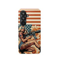Americana AR-15 Pinup Girl - Magnetic Impact‑Resistant Phone Case  iPhone 13-17 / Samsung S26  MagSafe Compatible