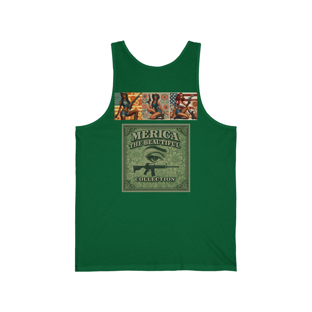 Uncle Dave Wants You AR-15 Tank Top — Gunslinger Pinup Back Print