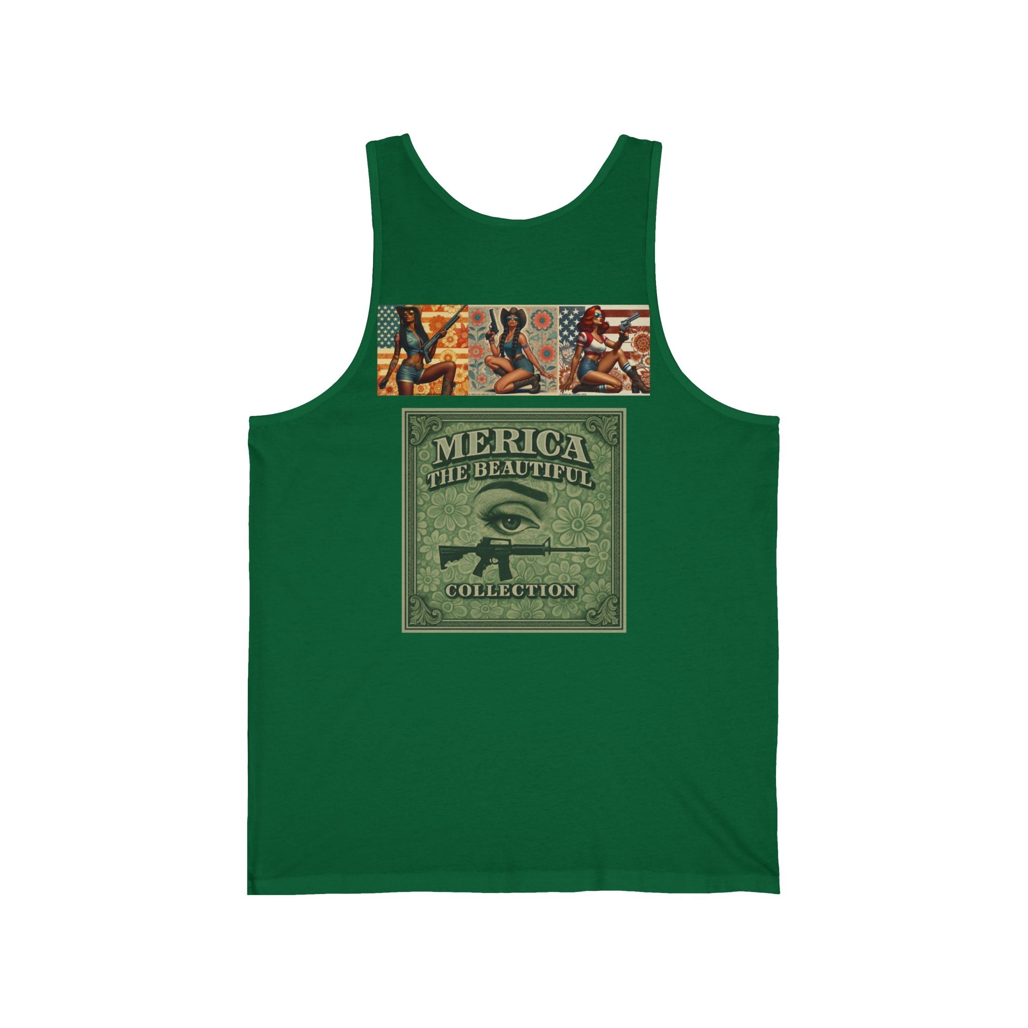 Uncle Dave Wants You AR-15 Tank Top — Gunslinger Pinup Back Print
