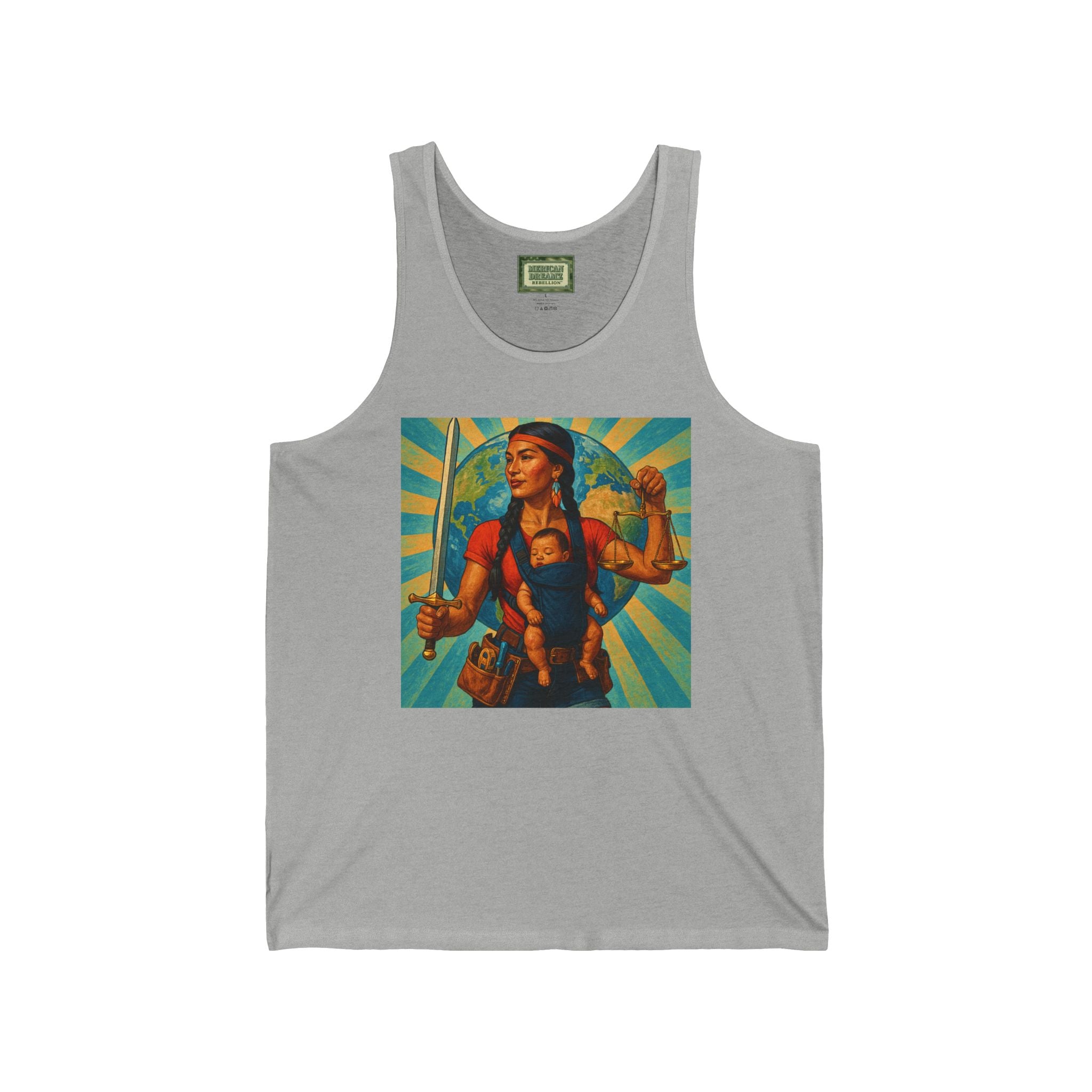 Super Momz Tank Top – Motherhood Superhero Graphic Tank -10