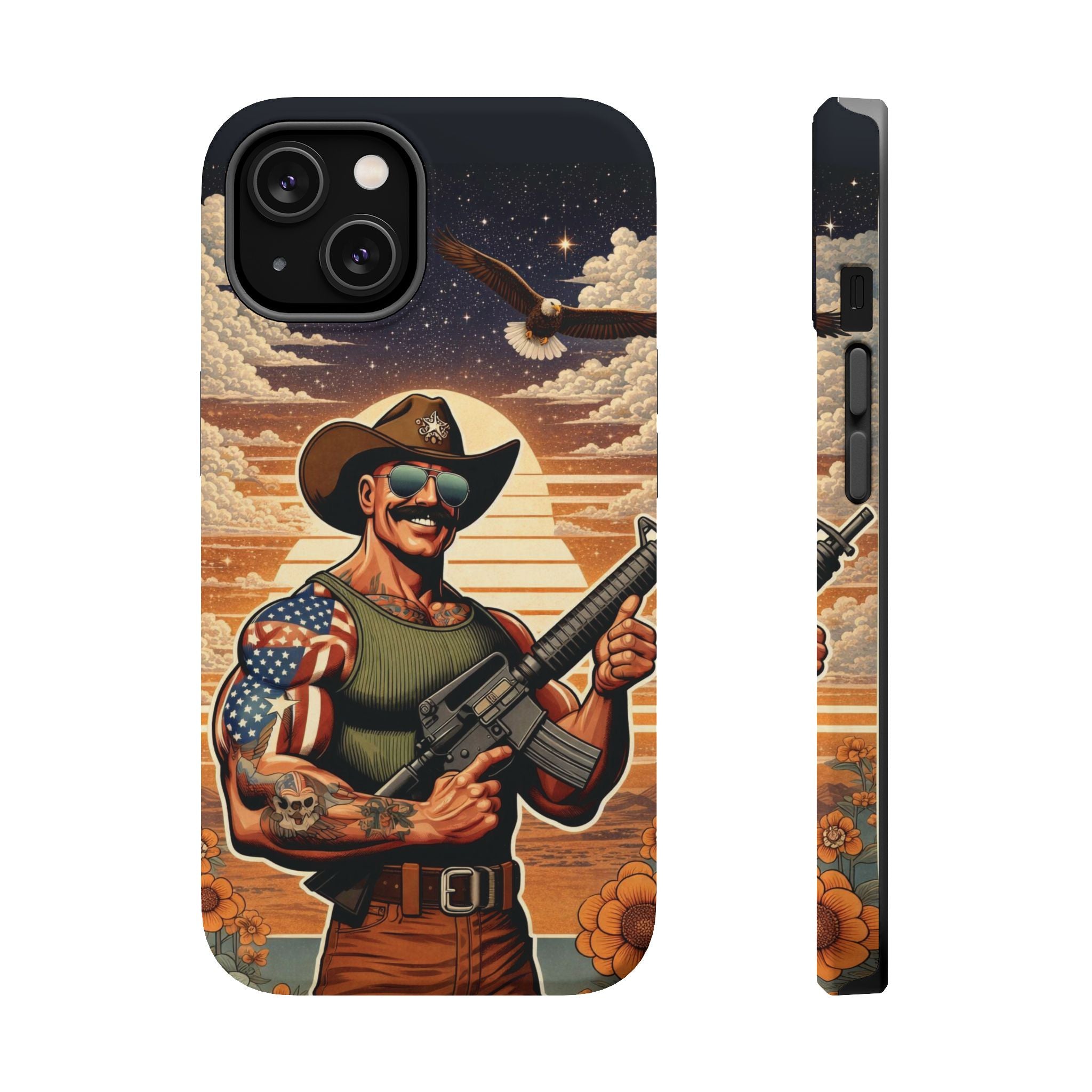 Uncle Dave AR-15 - Magnetic Impact‑Resistant Phone Case  iPhone 13-17 / Samsung S26  MagSafe Compatible
