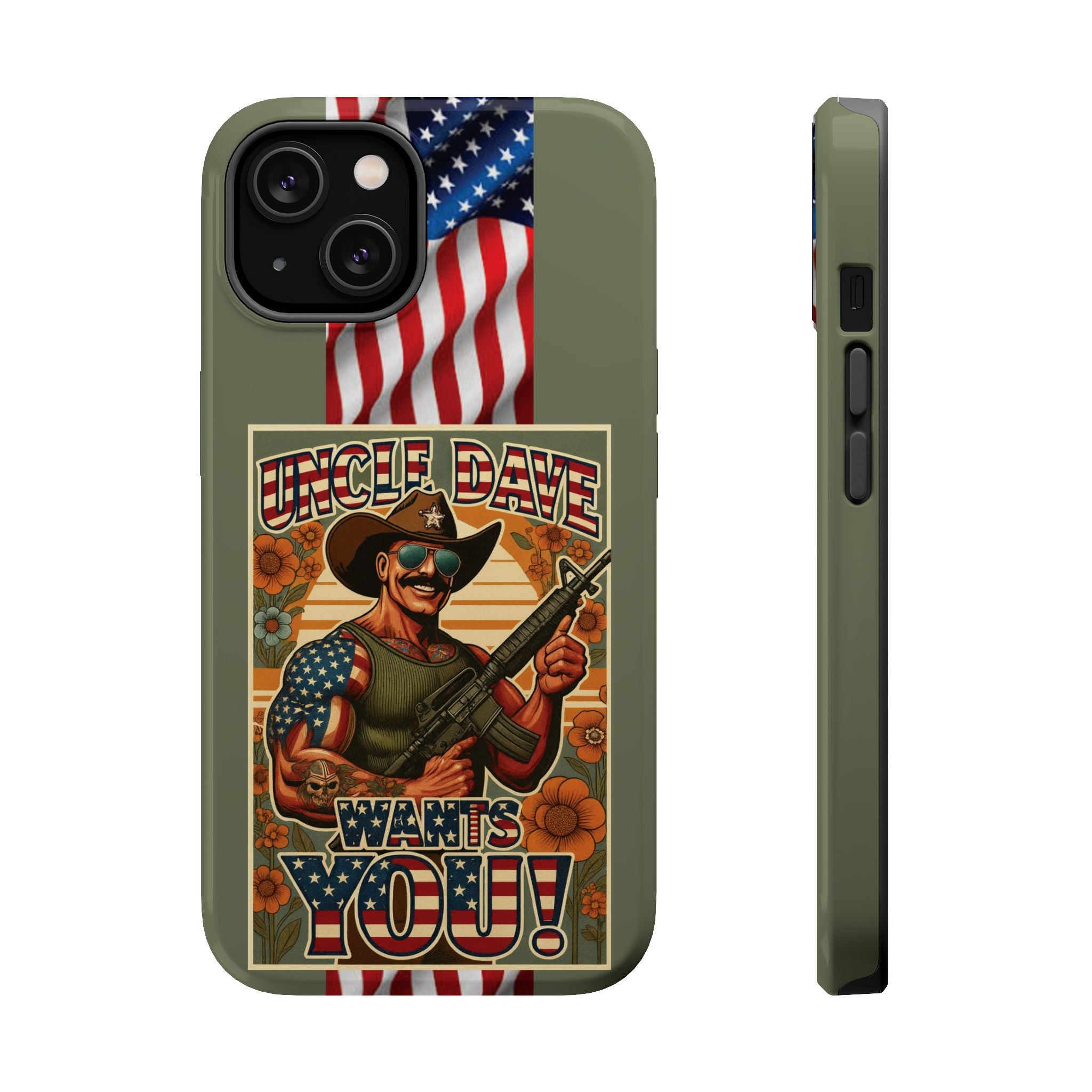 Uncle Dave Wants You! - Magnetic Impact‑Resistant Phone Case  iPhone 13-17 / Samsung S26  MagSafe Compatible