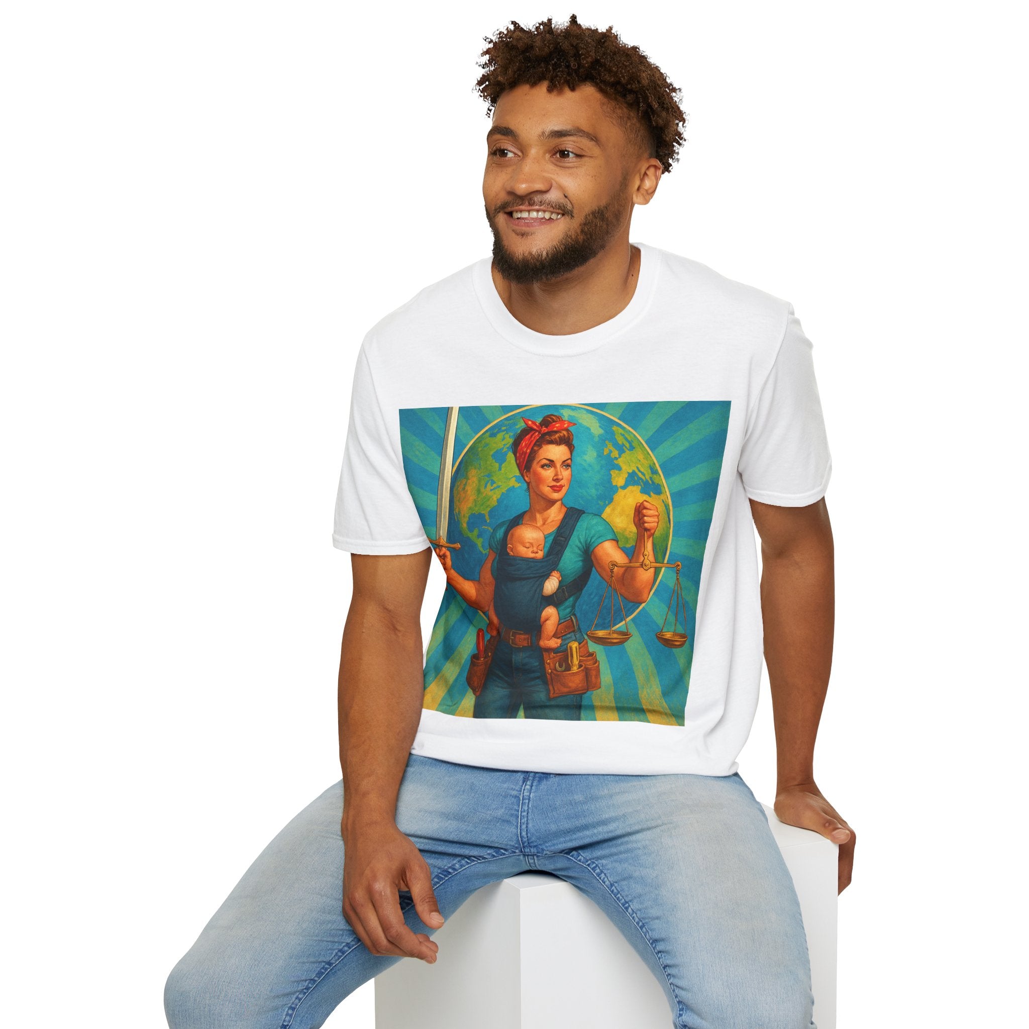 Super Momz T‑Shirt – Motherhood Super Hero Graphic Tee -16