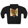 Americana Pinup girl with AK-47 Zip Hoodie — Retro Vintage Patriotic Graphic