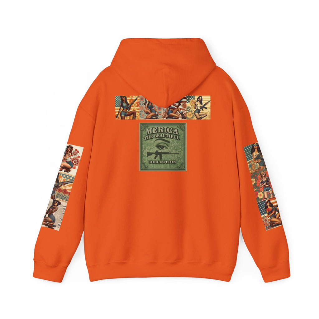 Patriotic 'Uncle Dave Wants You' Hoodie — Gunslinger Girls Rifle Retro Illustration (US Only)