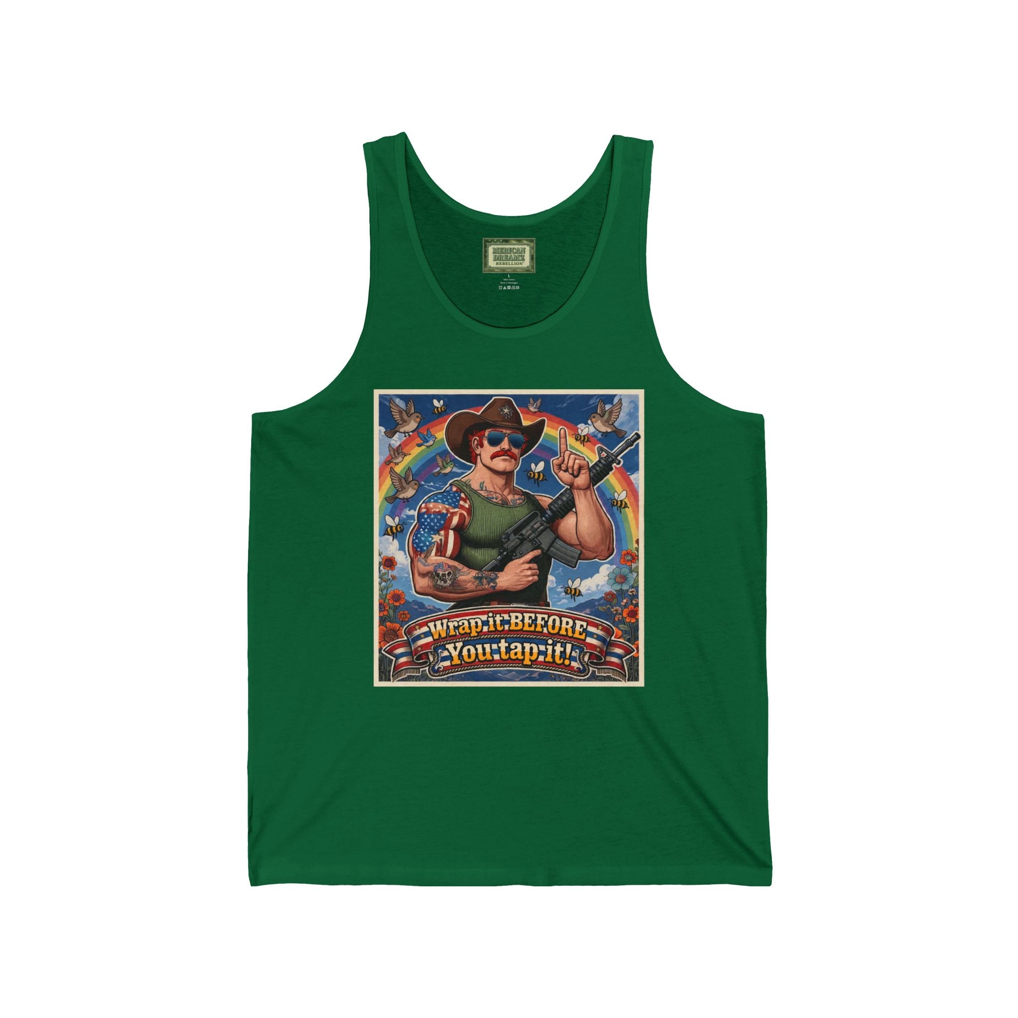 MERICAN UNCLE - Graphic Tank Top - Dating Advice - 4