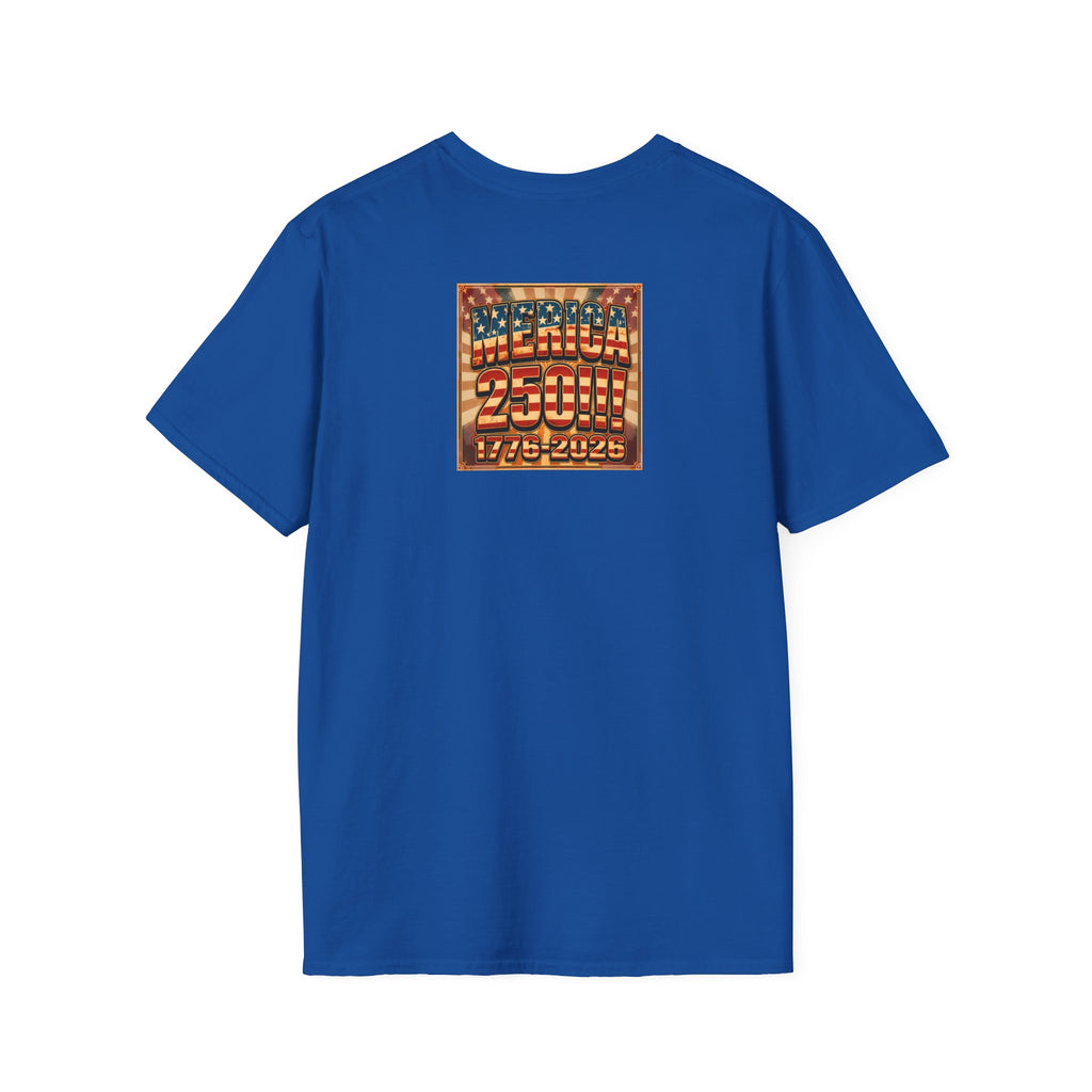 MERICAN DREAMZ REBELLION – MERICA 250!!!  Graphic T‑Shirt – 250 Years of Freedom 1776-2026 Graphic Tee-#3