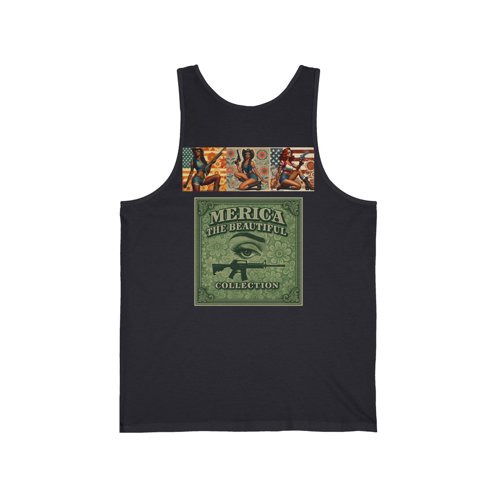 Uncle Dave Wants You AR-15 Tank Top — Gunslinger Pinup Back Print