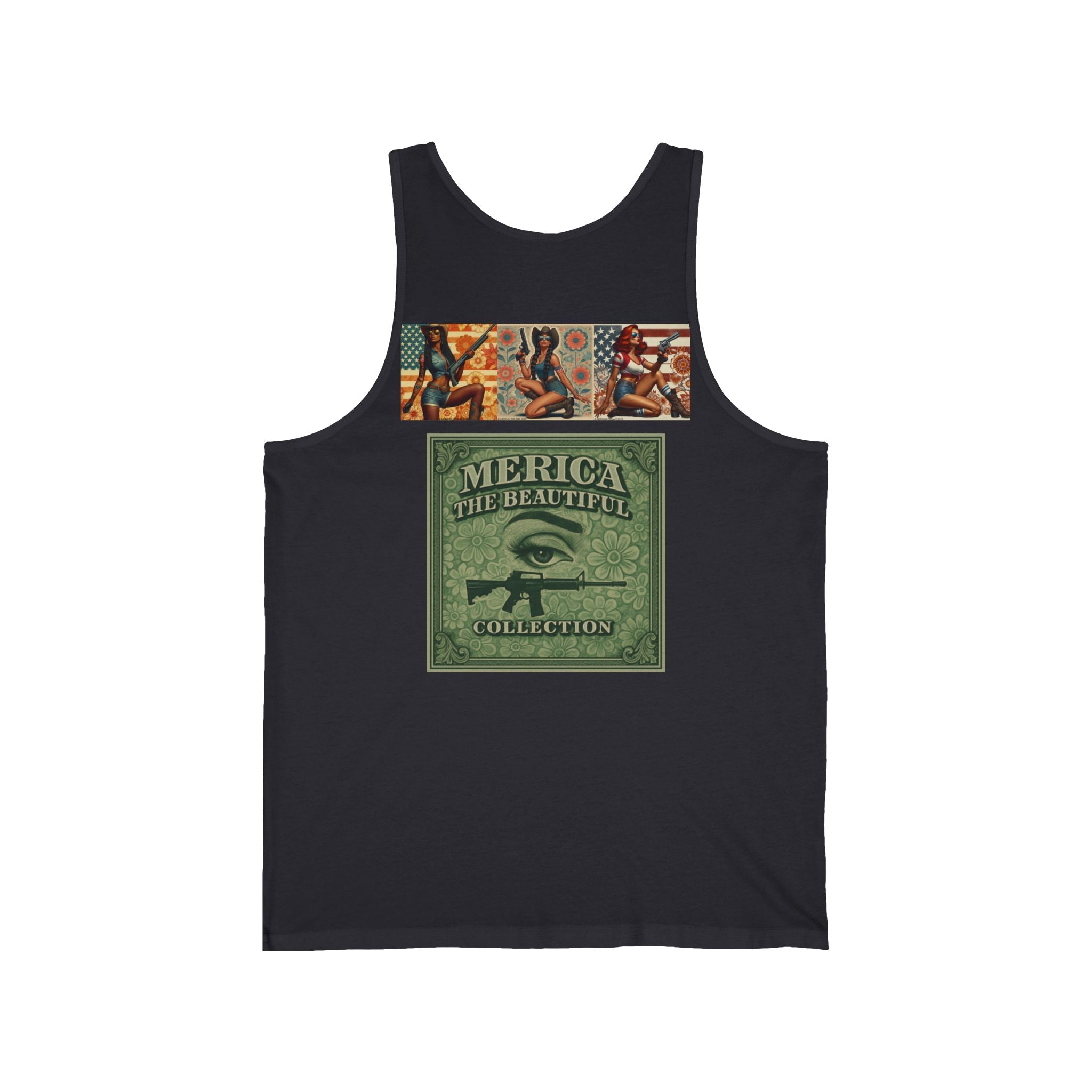 Uncle Dave Wants You AR-15 Tank Top — Gunslinger Pinup Back Print
