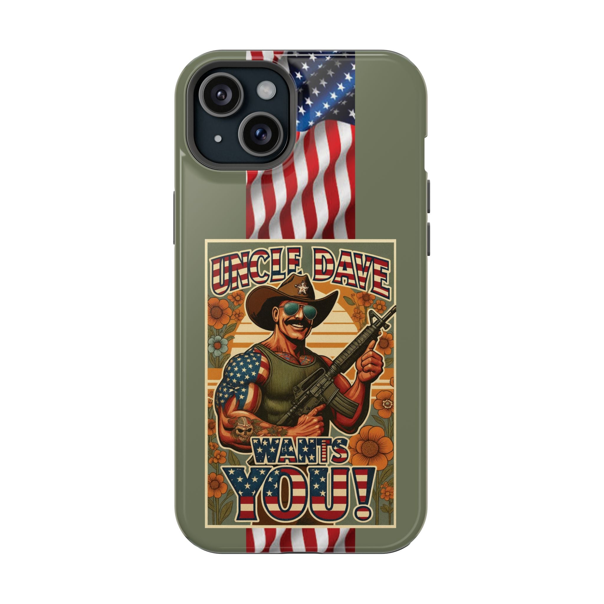 Uncle Dave Wants You! - Magnetic Impact‑Resistant Phone Case  iPhone 13-17 / Samsung S26  MagSafe Compatible