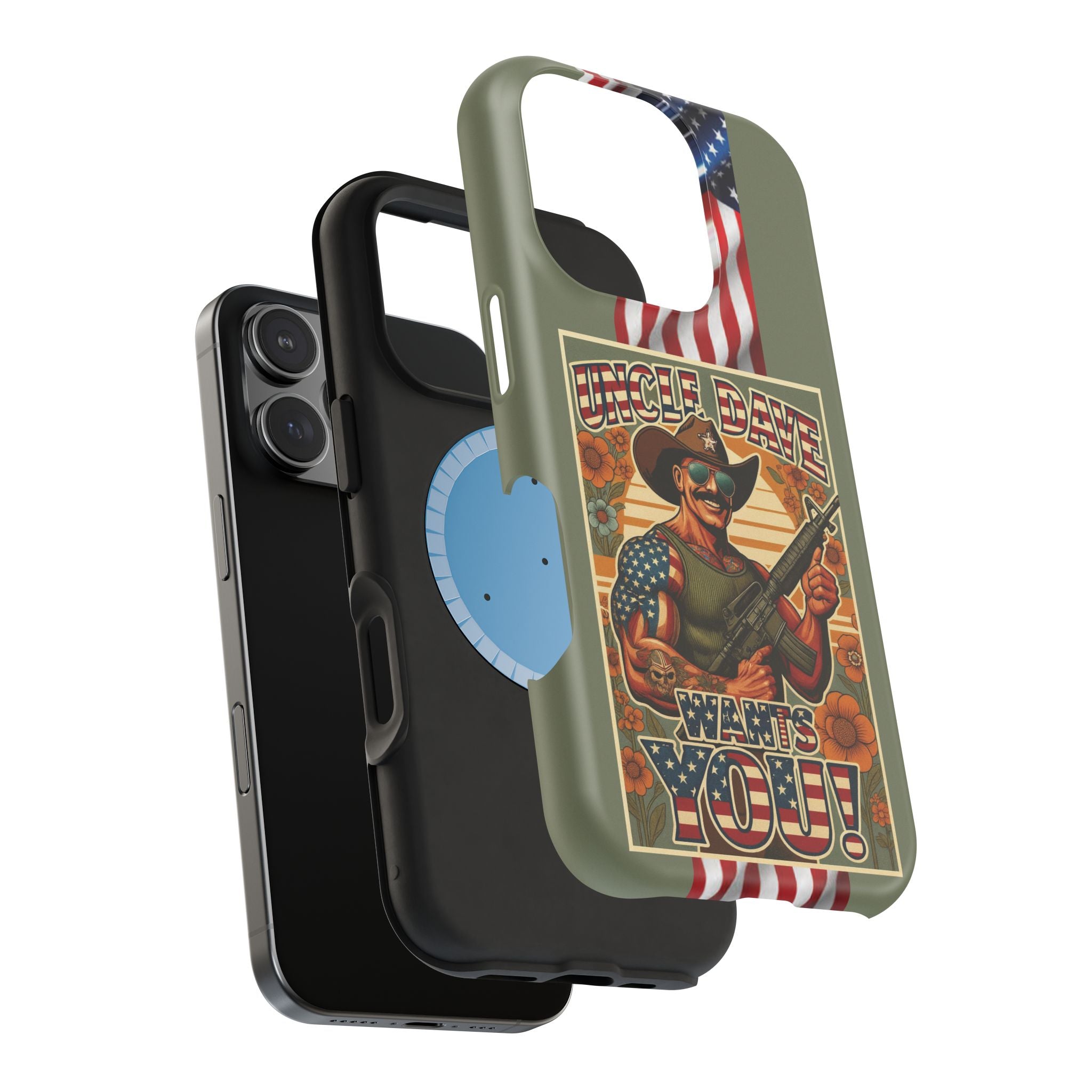 Uncle Dave Wants You! - Magnetic Impact‑Resistant Phone Case  iPhone 13-17 / Samsung S26  MagSafe Compatible
