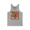 Pin-Up Tank Top — Vintage Americana Gun Flower Girl Graphic