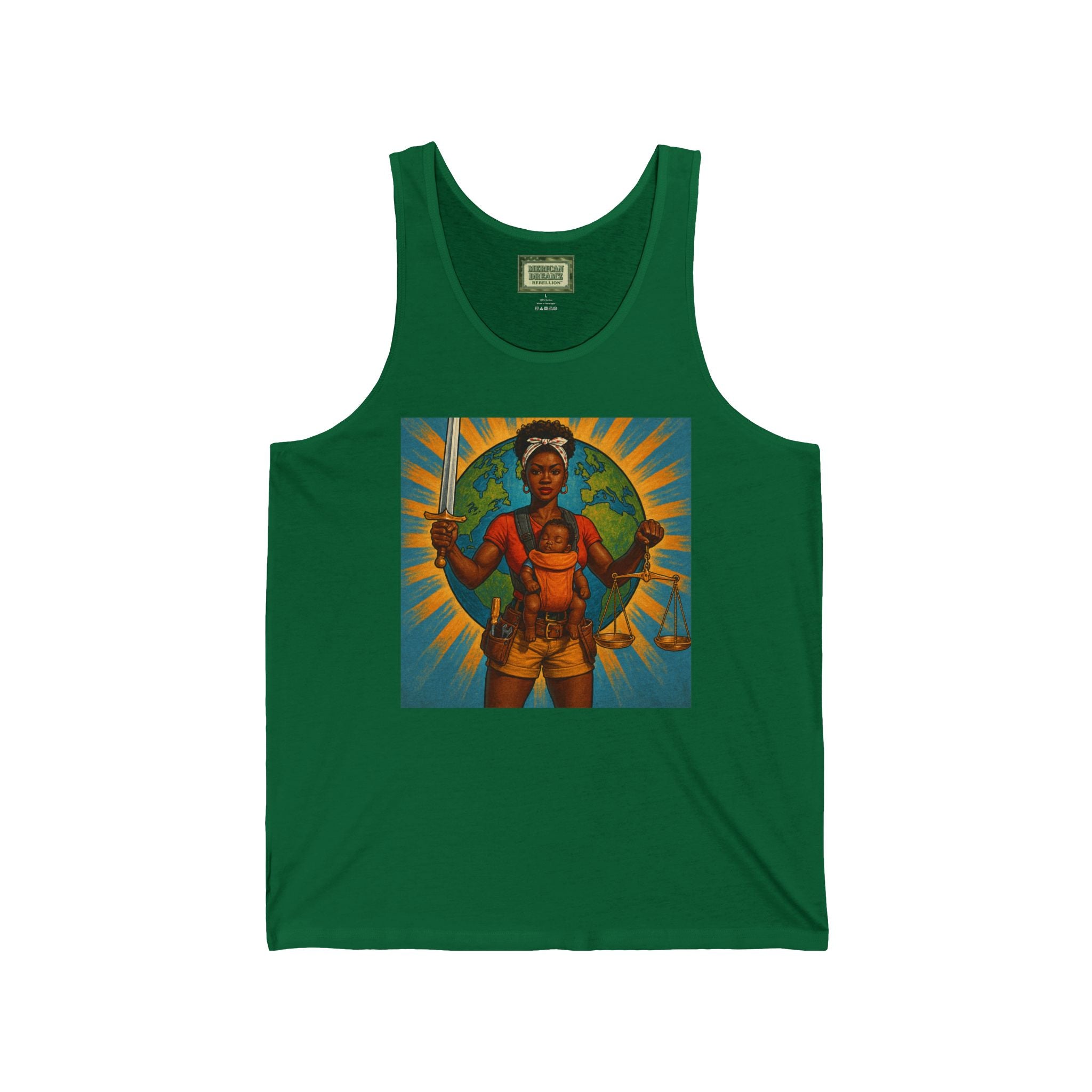 Super Momz Tank Top – Motherhood Superhero Graphic Tank -08