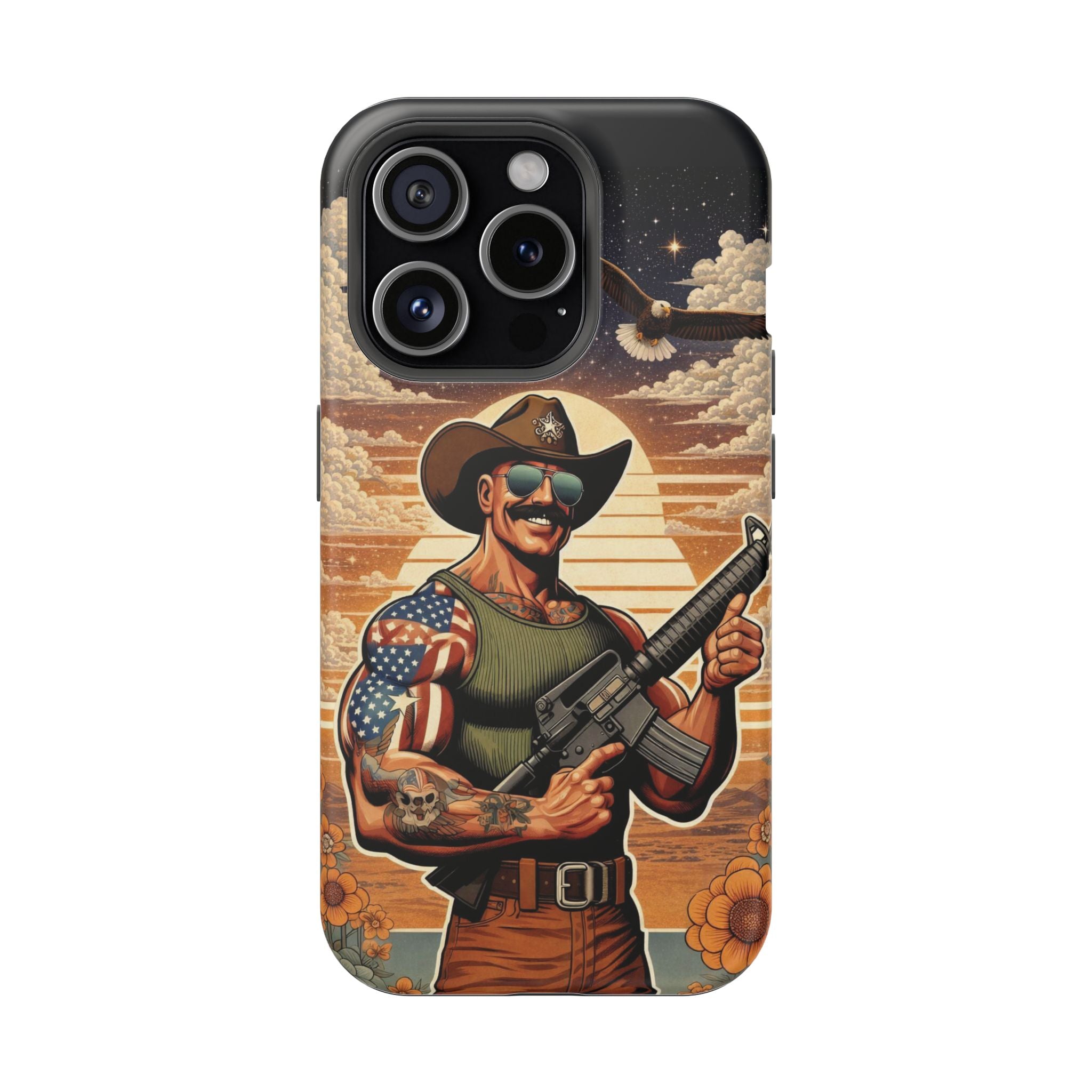 Uncle Dave AR-15 - Magnetic Impact‑Resistant Phone Case  iPhone 13-17 / Samsung S26  MagSafe Compatible
