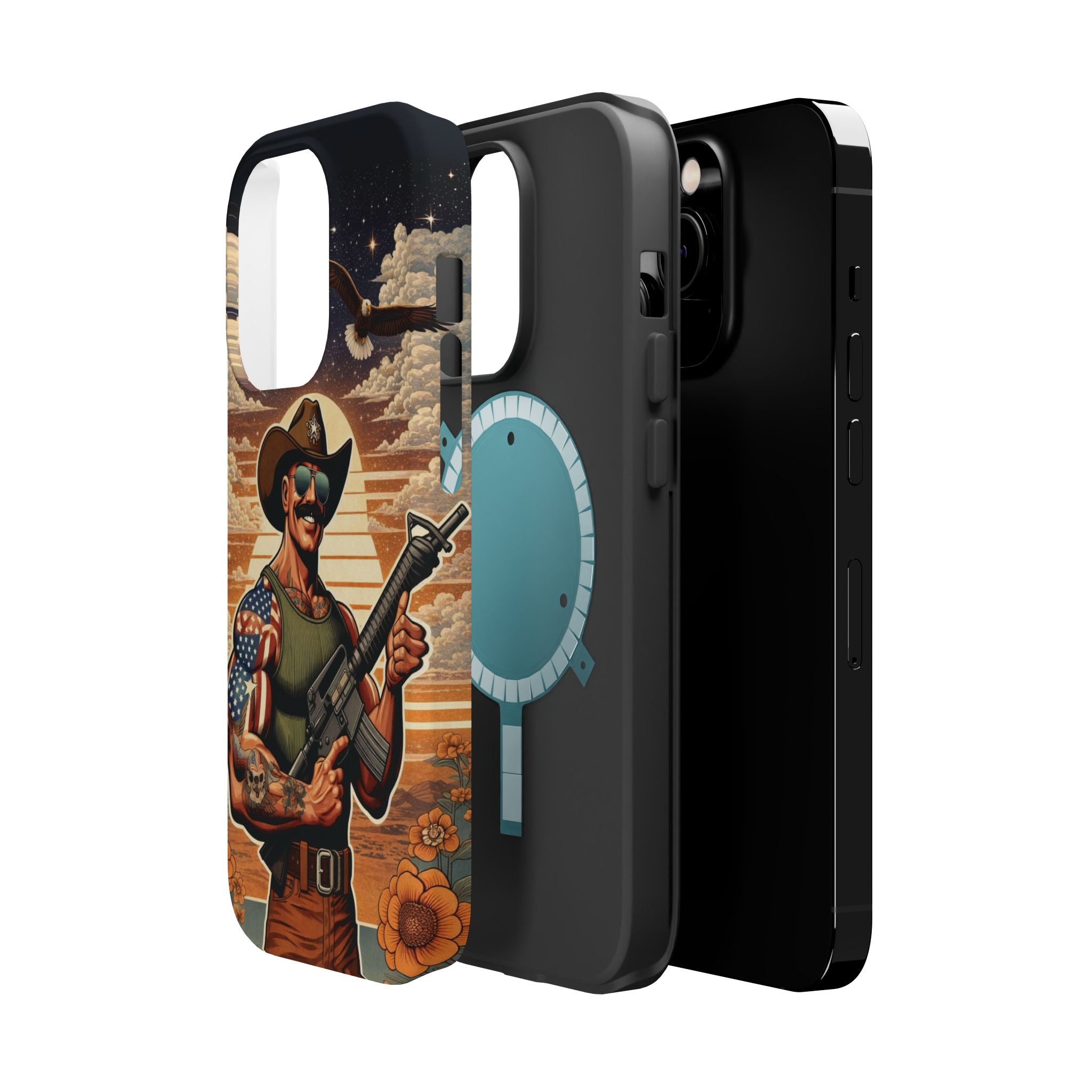 Uncle Dave AR-15 - Magnetic Impact‑Resistant Phone Case  iPhone 13-17 / Samsung S26  MagSafe Compatible