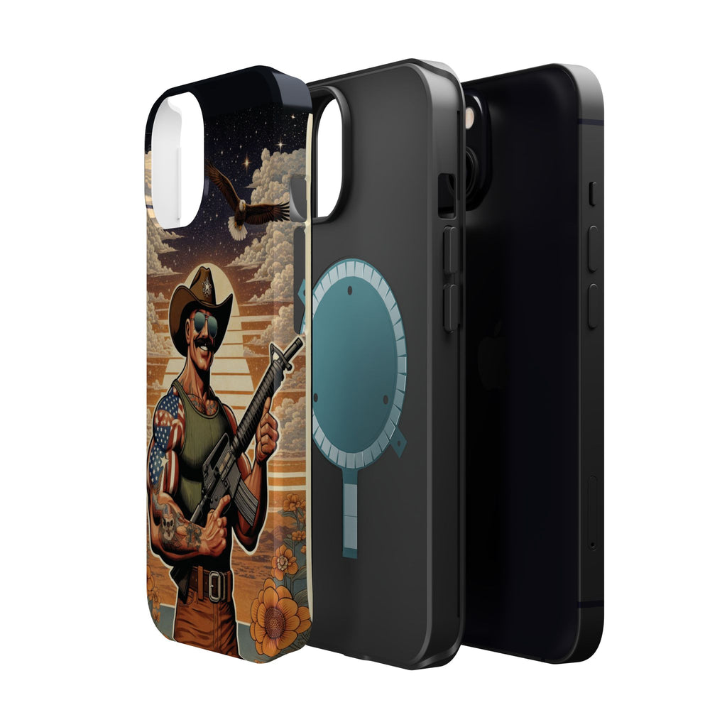 Uncle Dave AR-15 - Magnetic Impact‑Resistant Phone Case  iPhone 13-17 / Samsung S26  MagSafe Compatible