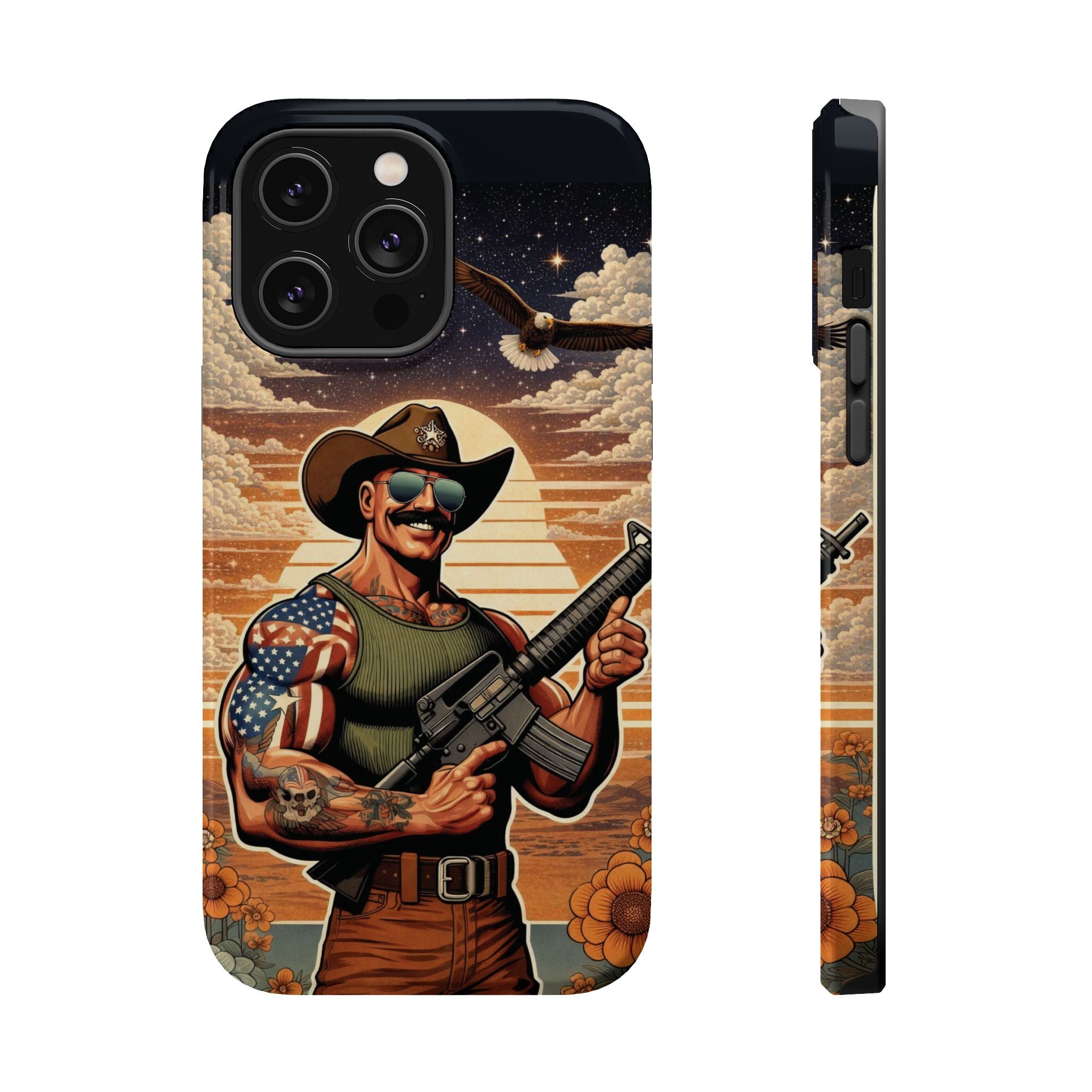 Uncle Dave AR-15 - Magnetic Impact‑Resistant Phone Case  iPhone 13-17 / Samsung S26  MagSafe Compatible