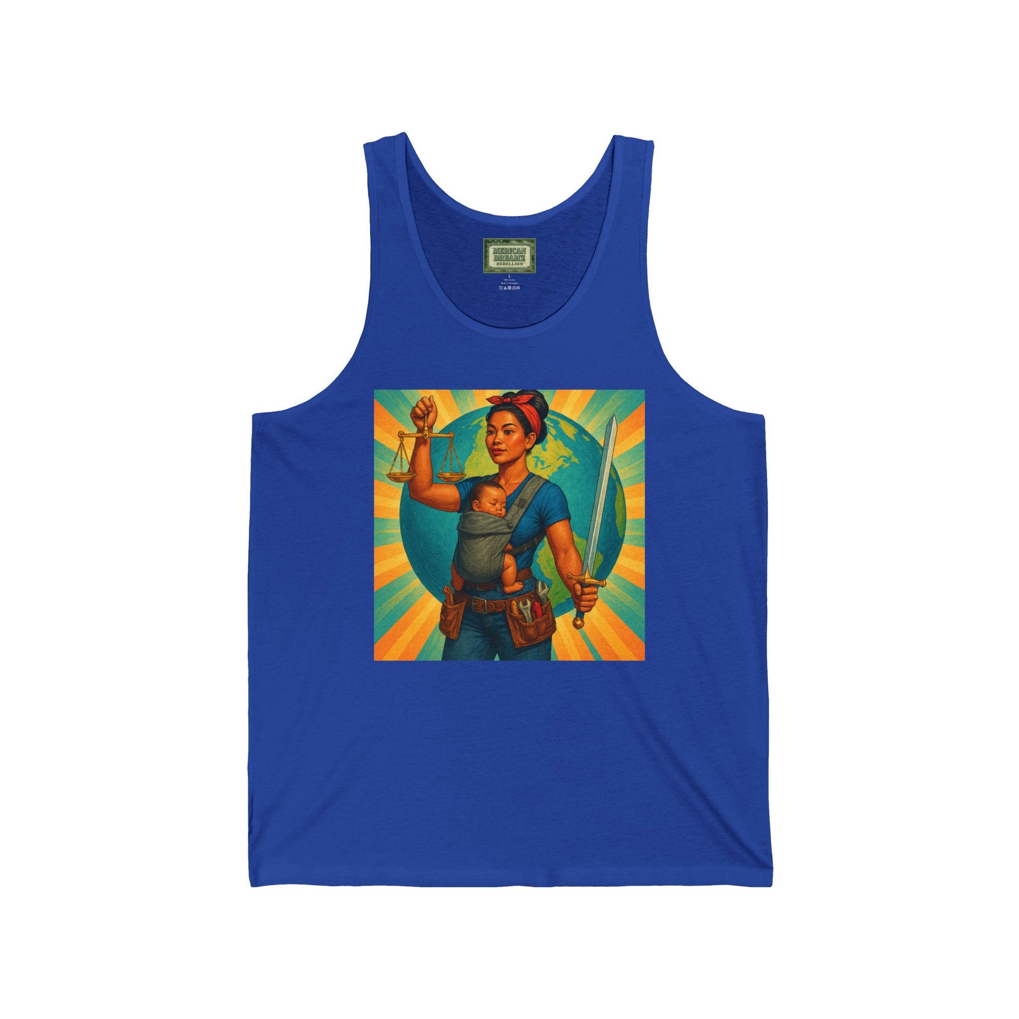 Super Momz Tank Top – Motherhood Superhero Graphic Tank -13