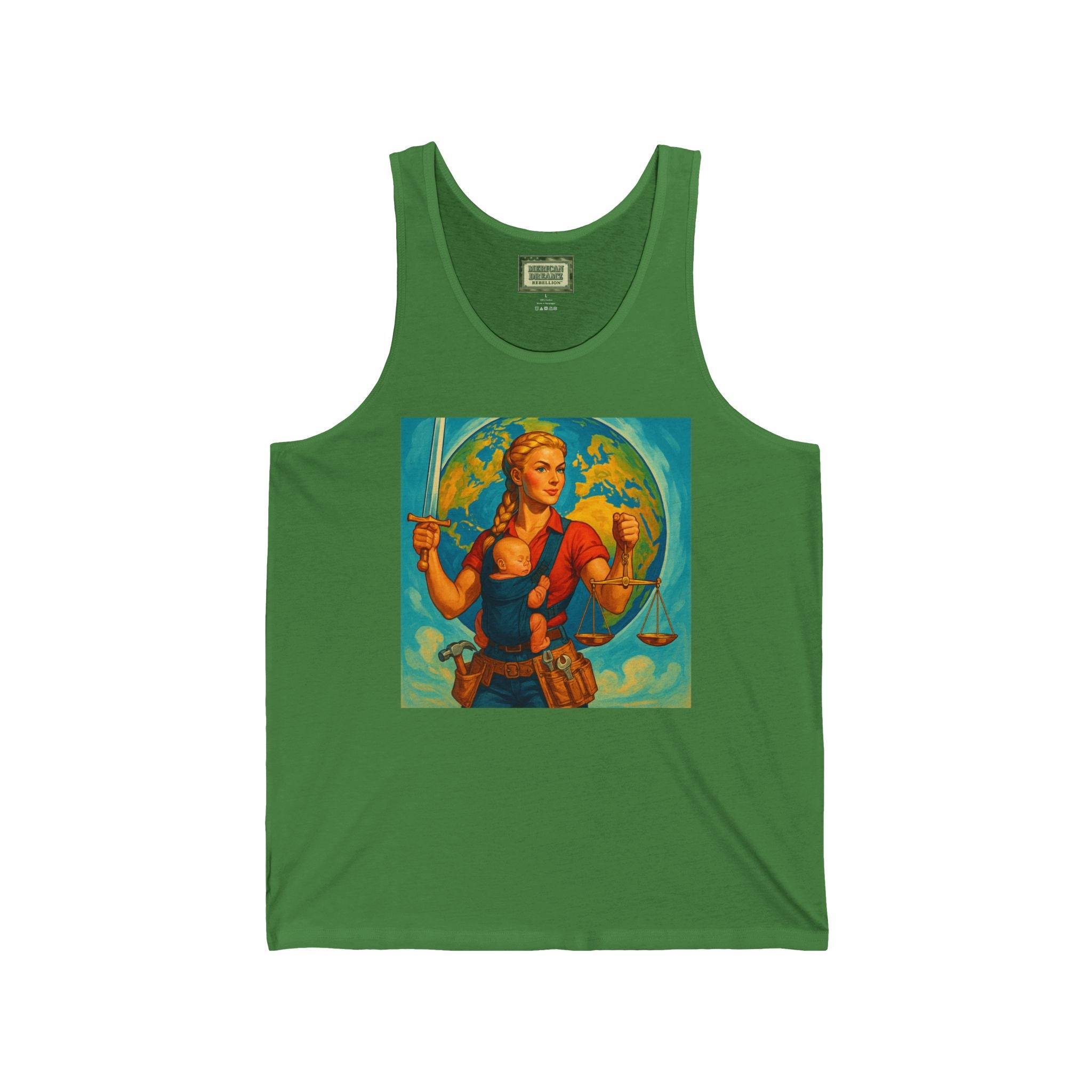Super Momz Tank Top – Motherhood Superhero Graphic Tank -09