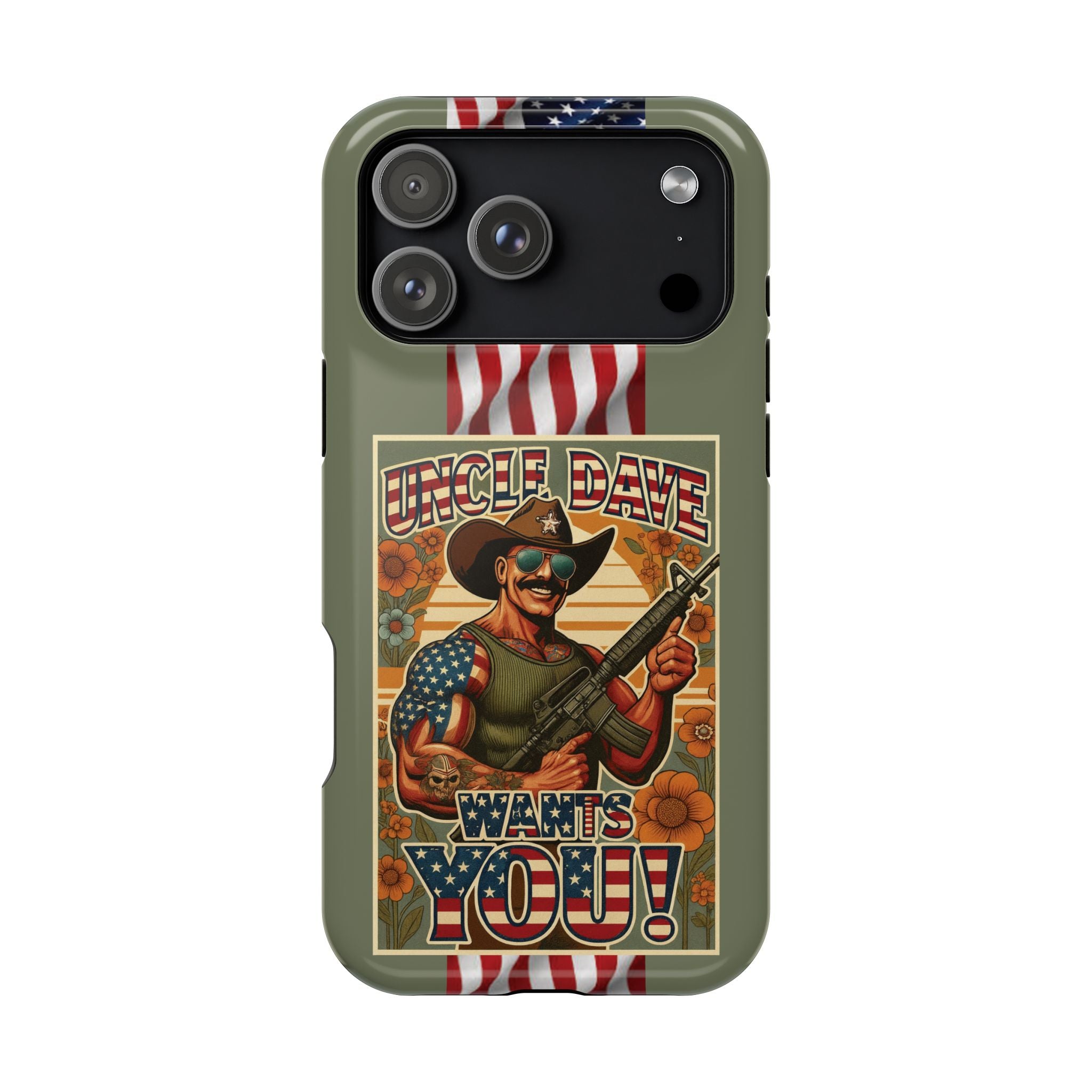 Uncle Dave Wants You! - Magnetic Impact‑Resistant Phone Case  iPhone 13-17 / Samsung S26  MagSafe Compatible