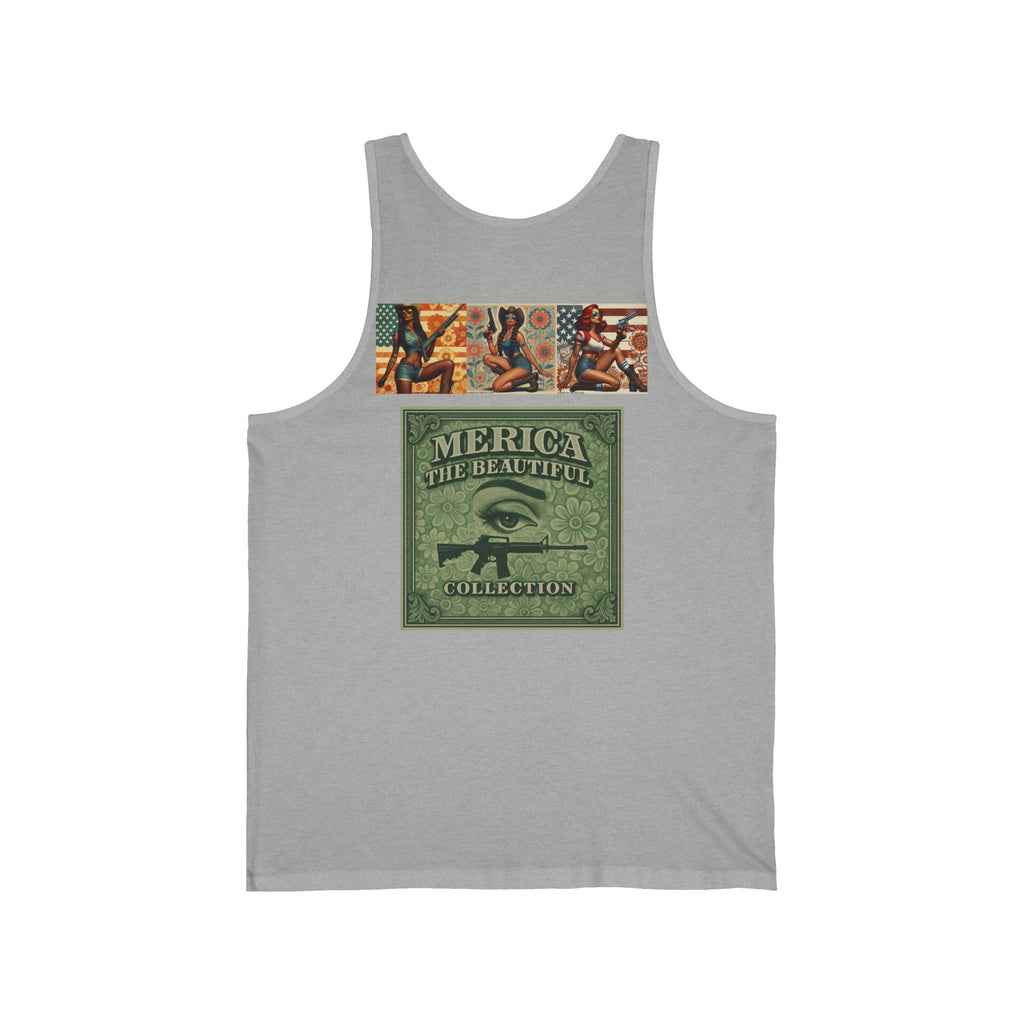 Uncle Dave Wants You AR-15 Tank Top — Gunslinger Pinup Back Print