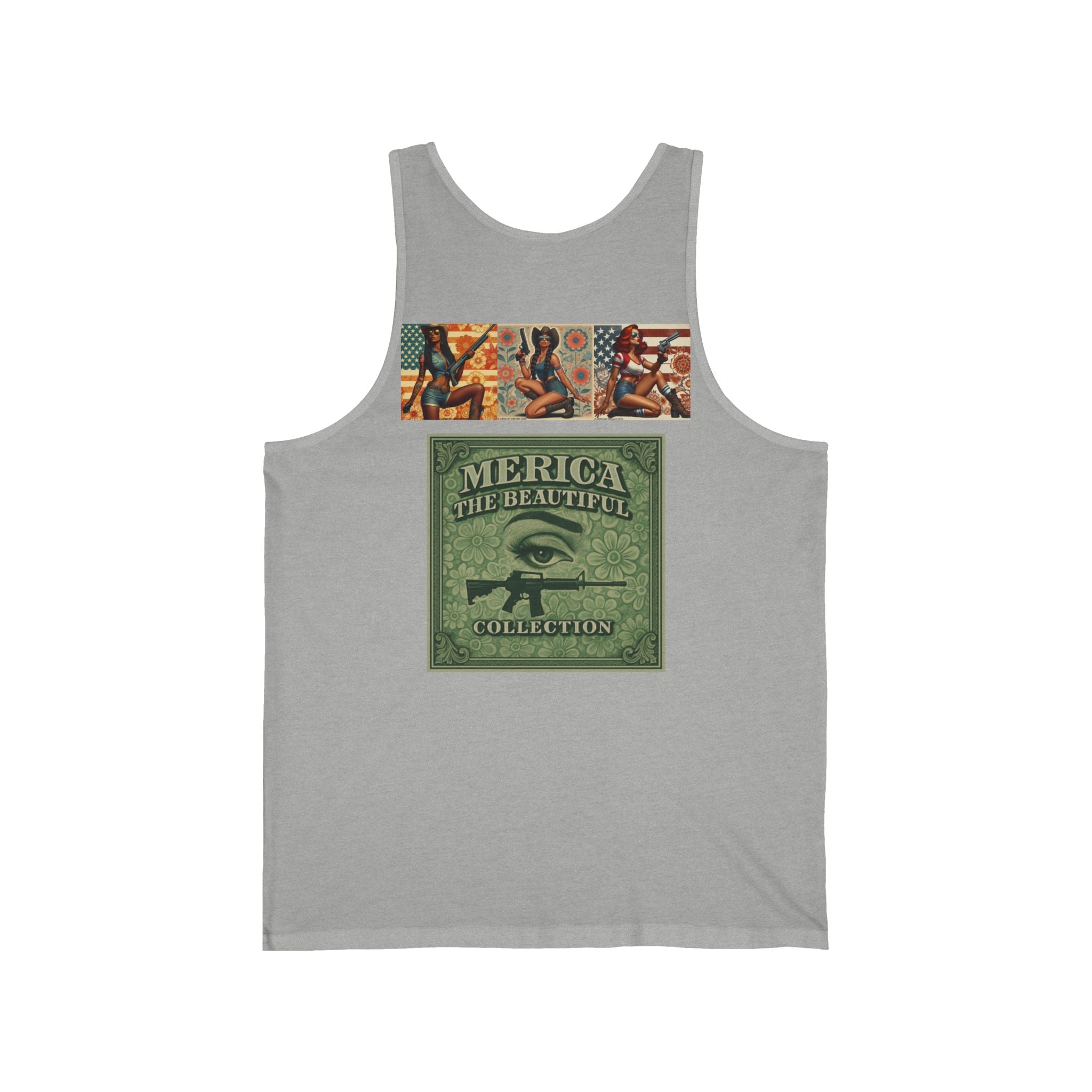 Uncle Dave Wants You AR-15 Tank Top — Gunslinger Pinup Back Print