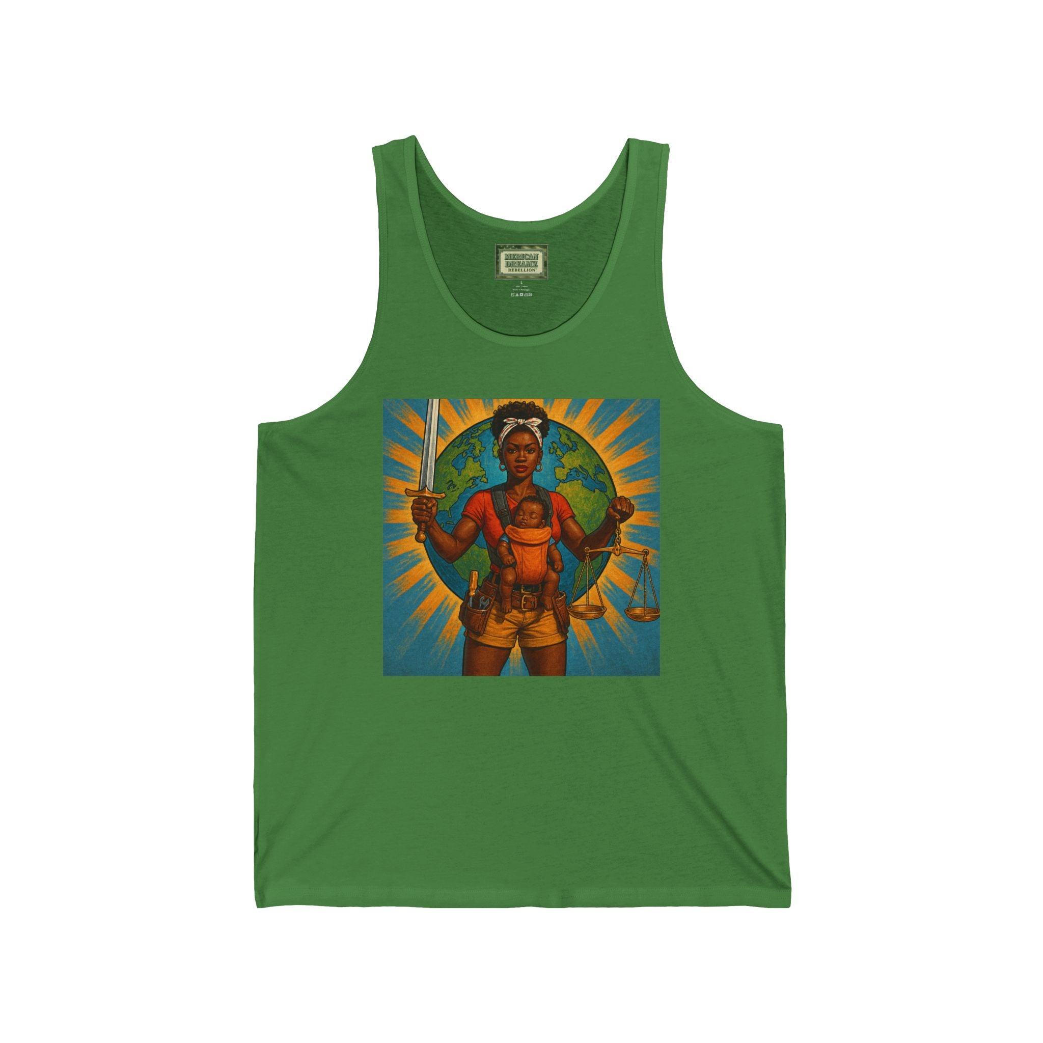 Super Momz Tank Top – Motherhood Superhero Graphic Tank -08