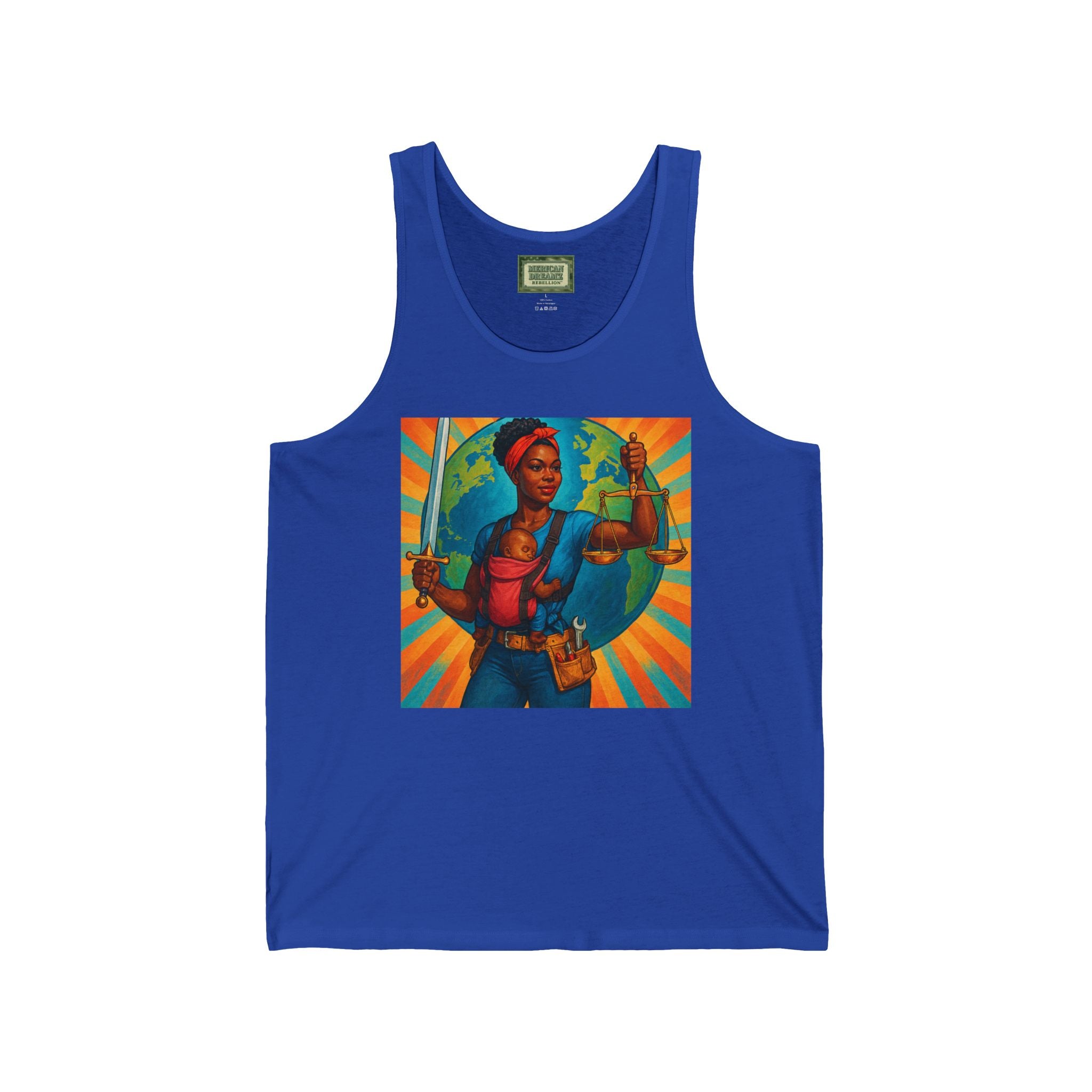 Super Momz Tank Top – Motherhood Superhero Graphic Tank -12