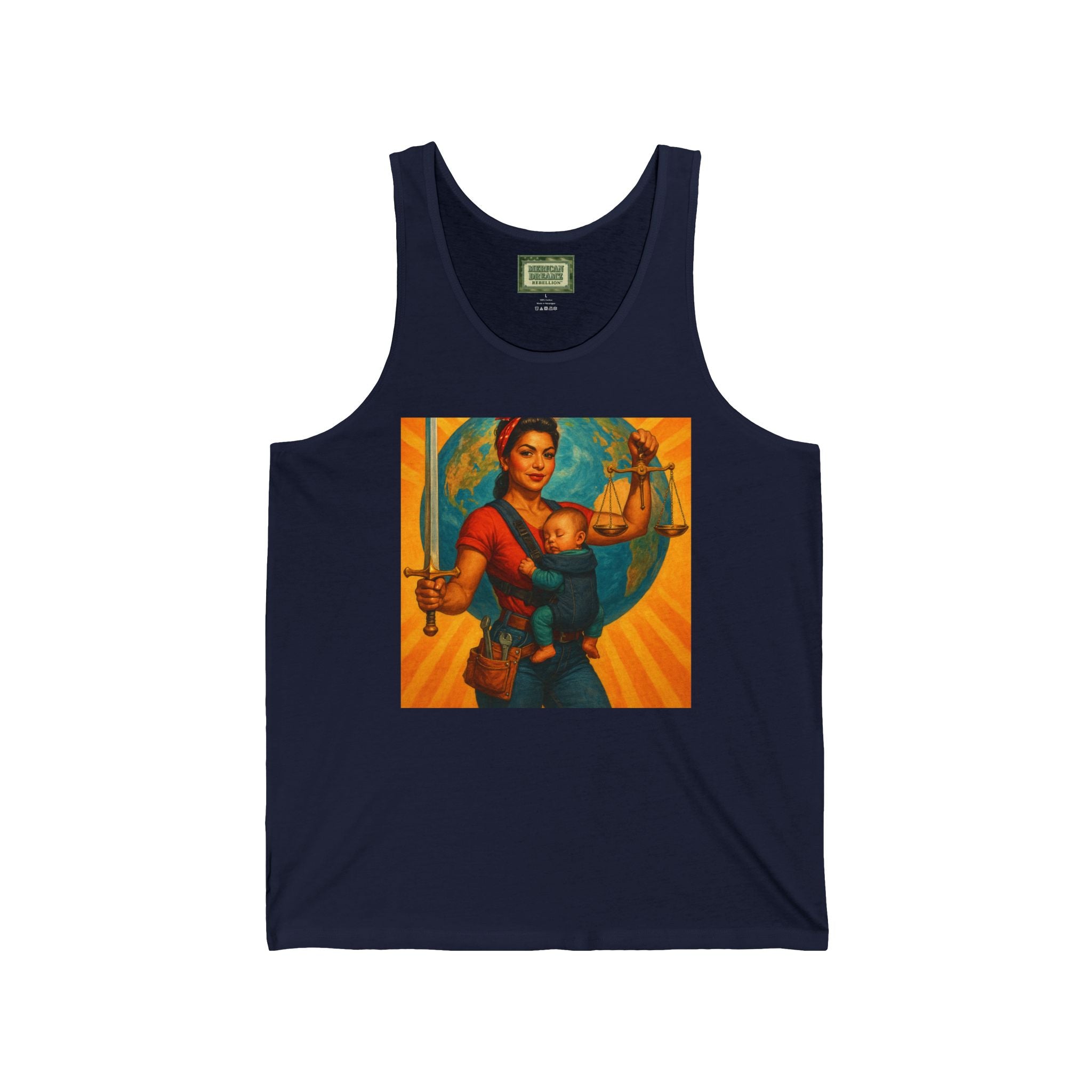 Super Momz Tank Top – Motherhood Superhero Graphic Tank -05