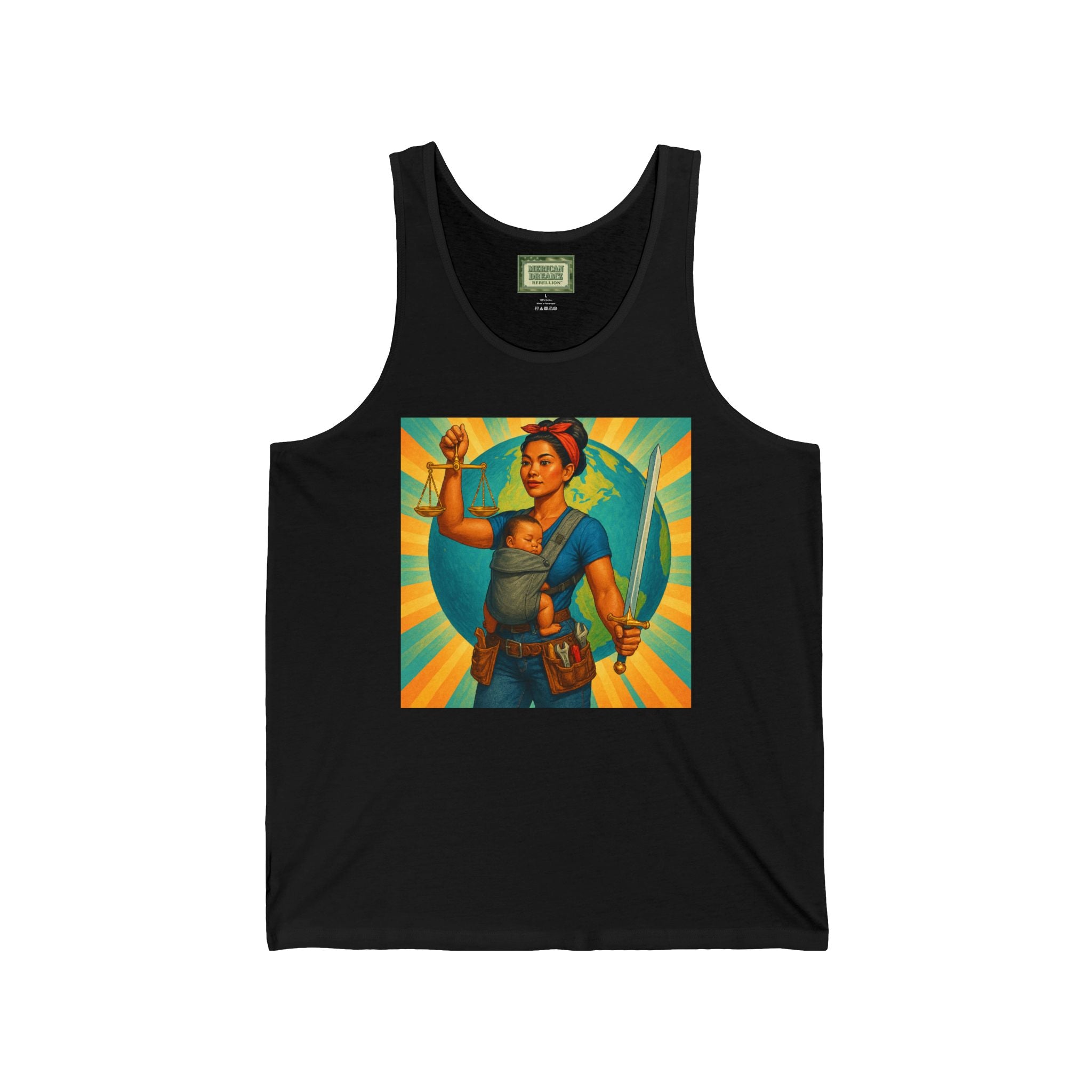 Super Momz Tank Top – Motherhood Superhero Graphic Tank -13