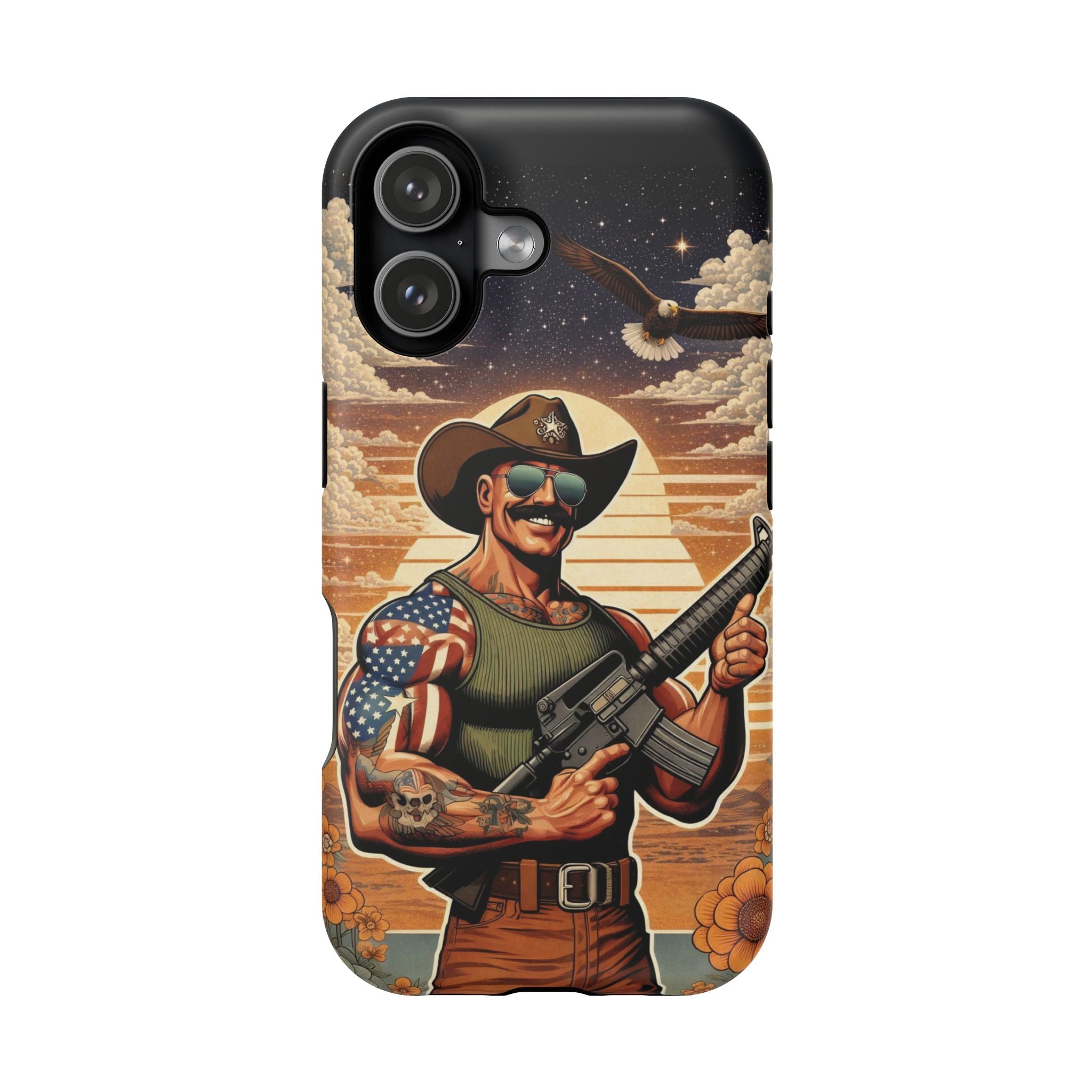 Uncle Dave AR-15 - Magnetic Impact‑Resistant Phone Case  iPhone 13-17 / Samsung S26  MagSafe Compatible