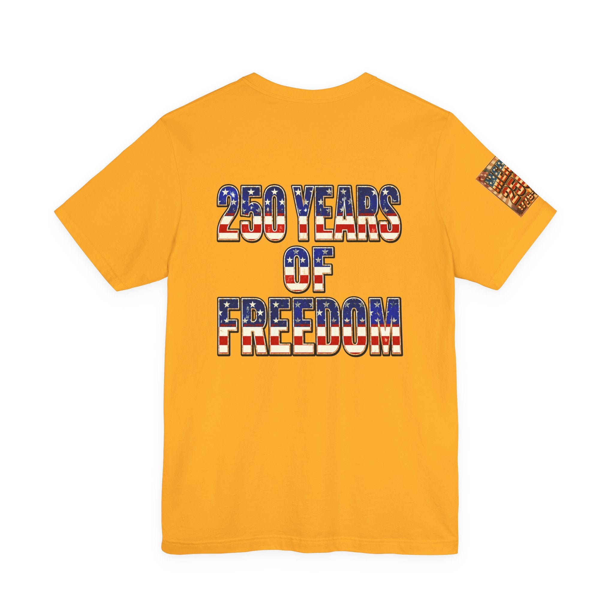 MERICAN DREAMZ REBELLION – MERICA 250!!!  Short Sleeve T‑Shirt – 250 Years of Freedom 1776-2026 Graphic Tee-#1