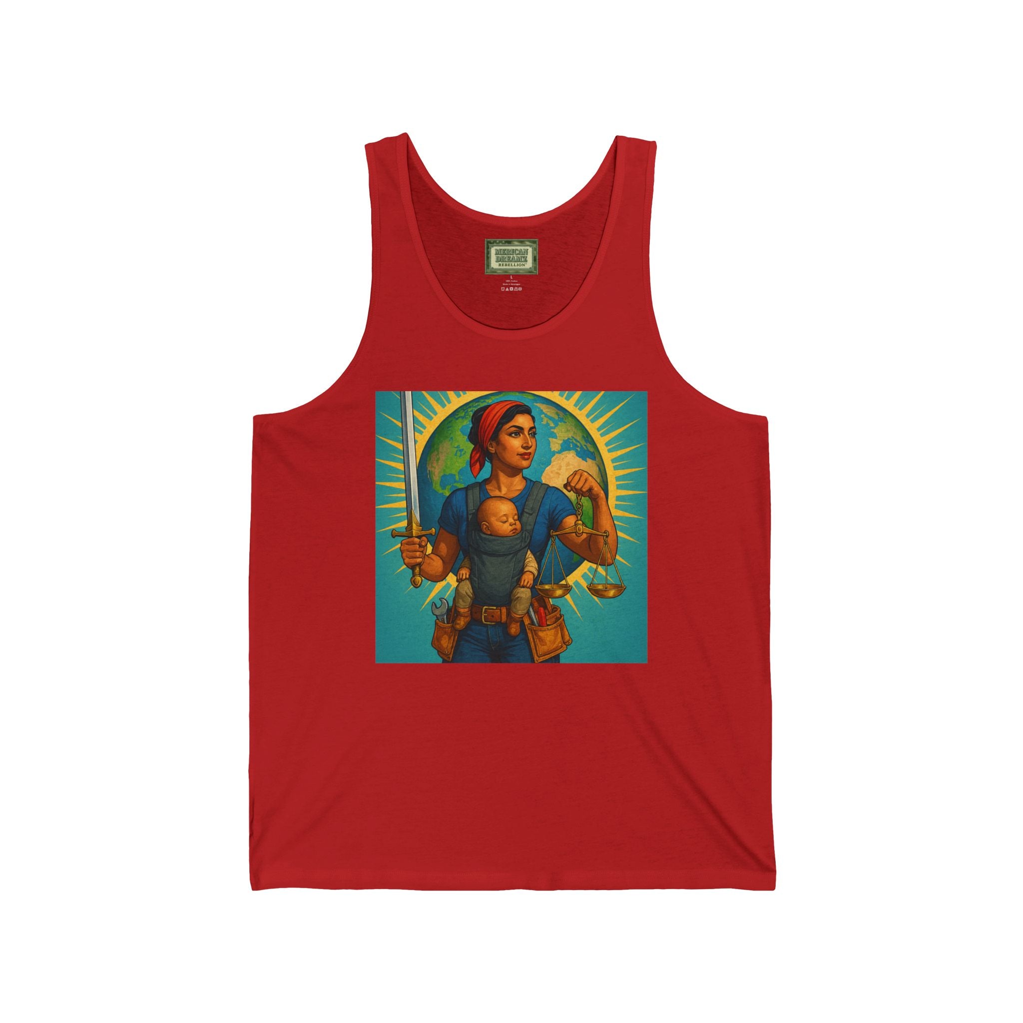 Super Momz Tank Top – Motherhood Superhero Graphic Tank -11