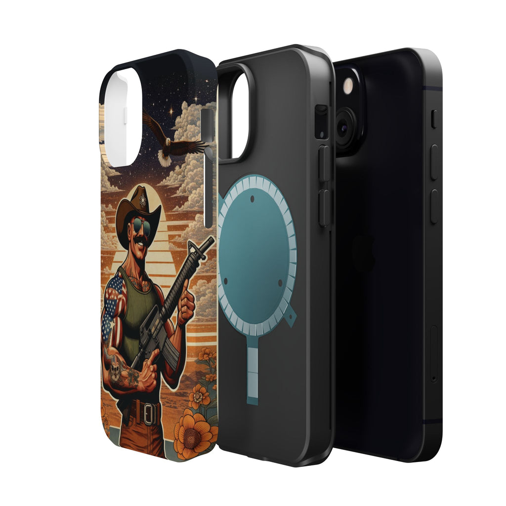 Uncle Dave AR-15 - Magnetic Impact‑Resistant Phone Case  iPhone 13-17 / Samsung S26  MagSafe Compatible