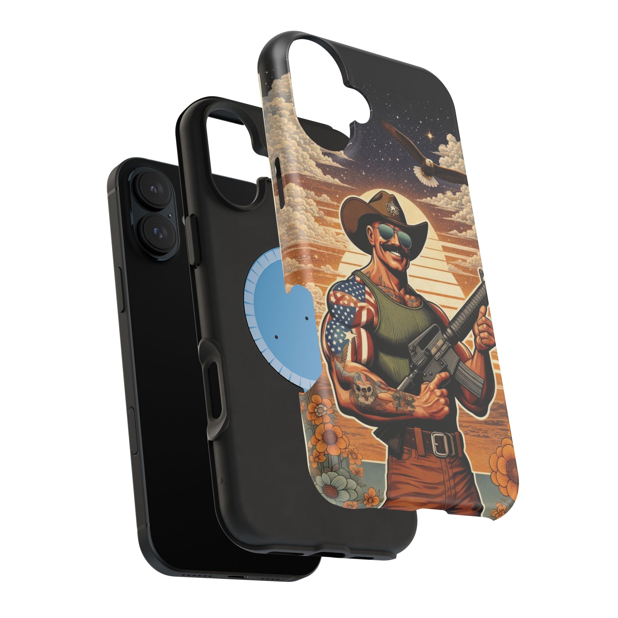 Uncle Dave AR-15 - Magnetic Impact‑Resistant Phone Case  iPhone 13-17 / Samsung S26  MagSafe Compatible