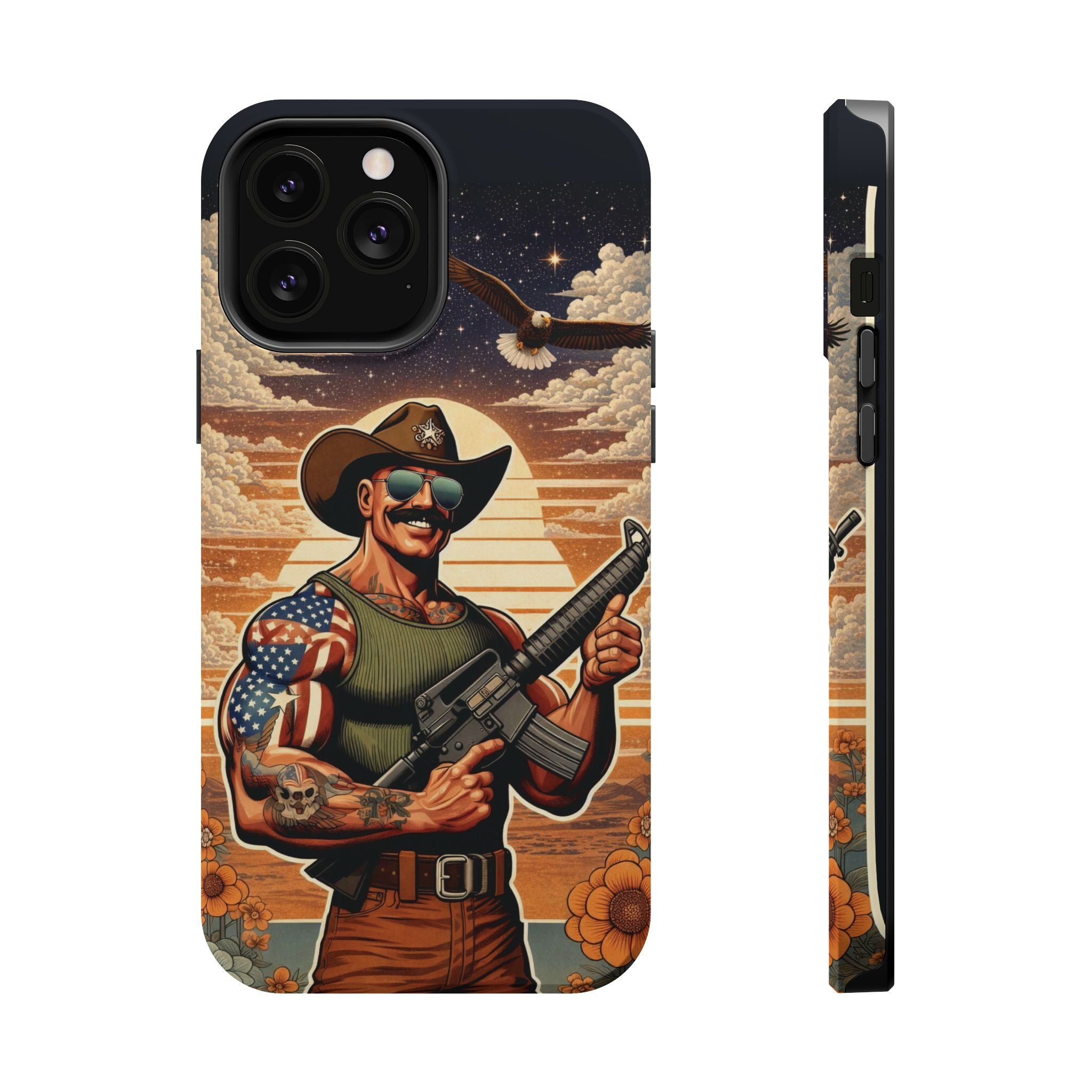 Uncle Dave AR-15 - Magnetic Impact‑Resistant Phone Case  iPhone 13-17 / Samsung S26  MagSafe Compatible