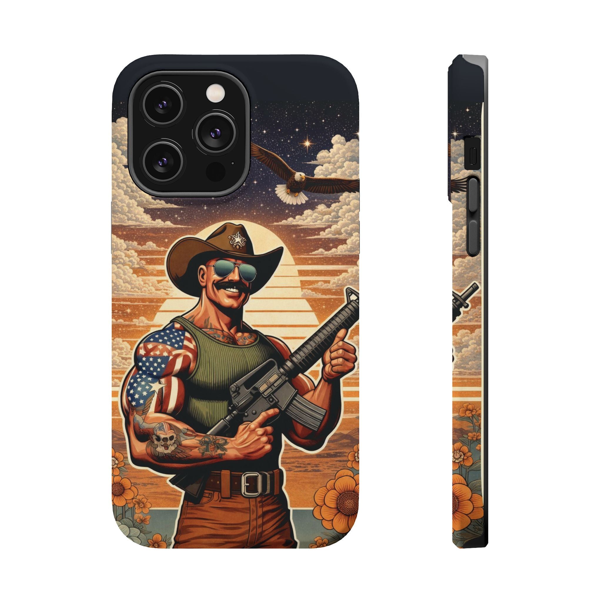 Uncle Dave AR-15 - Magnetic Impact‑Resistant Phone Case  iPhone 13-17 / Samsung S26  MagSafe Compatible