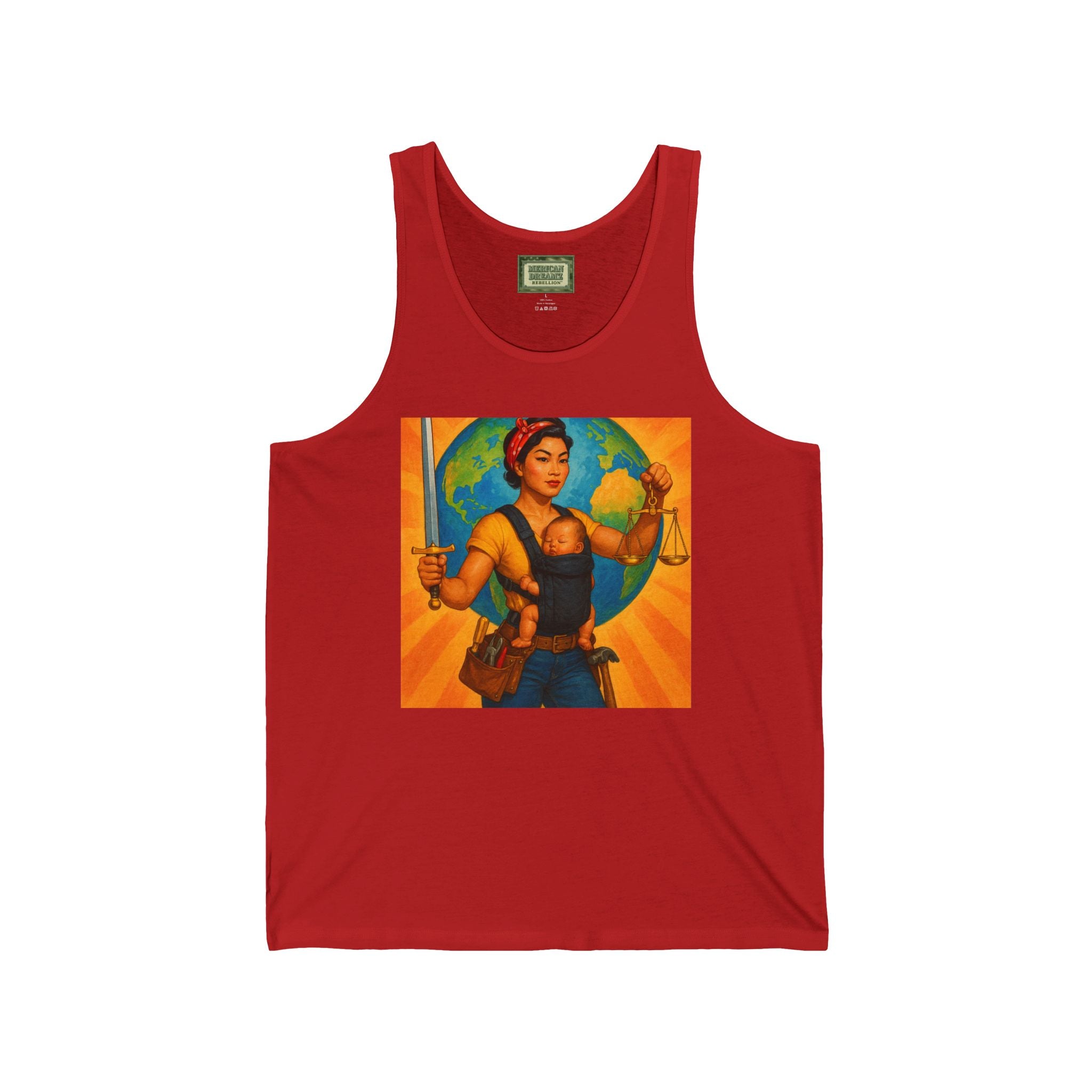 Super Momz Tank Top – Motherhood Superhero Graphic Tank -06