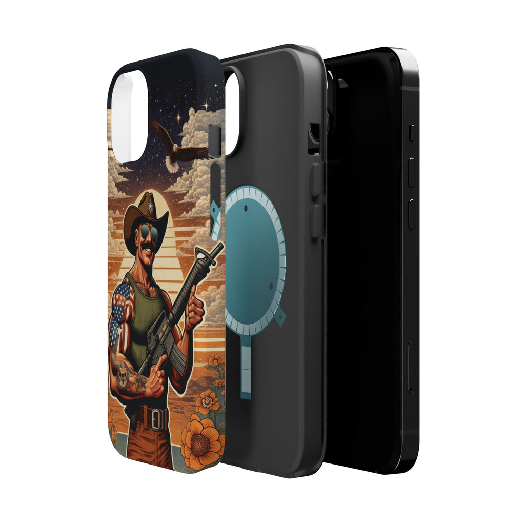 Uncle Dave AR-15 - Magnetic Impact‑Resistant Phone Case  iPhone 13-17 / Samsung S26  MagSafe Compatible