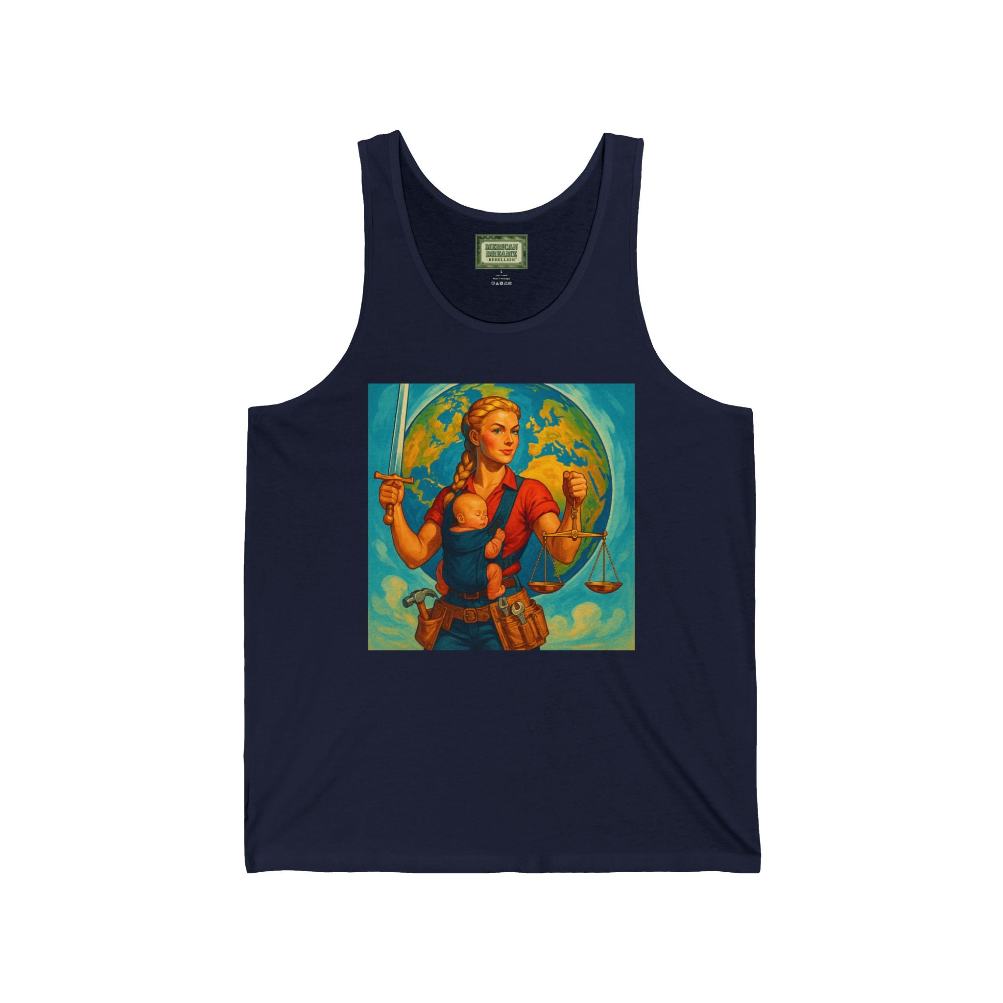 Super Momz Tank Top – Motherhood Superhero Graphic Tank -09