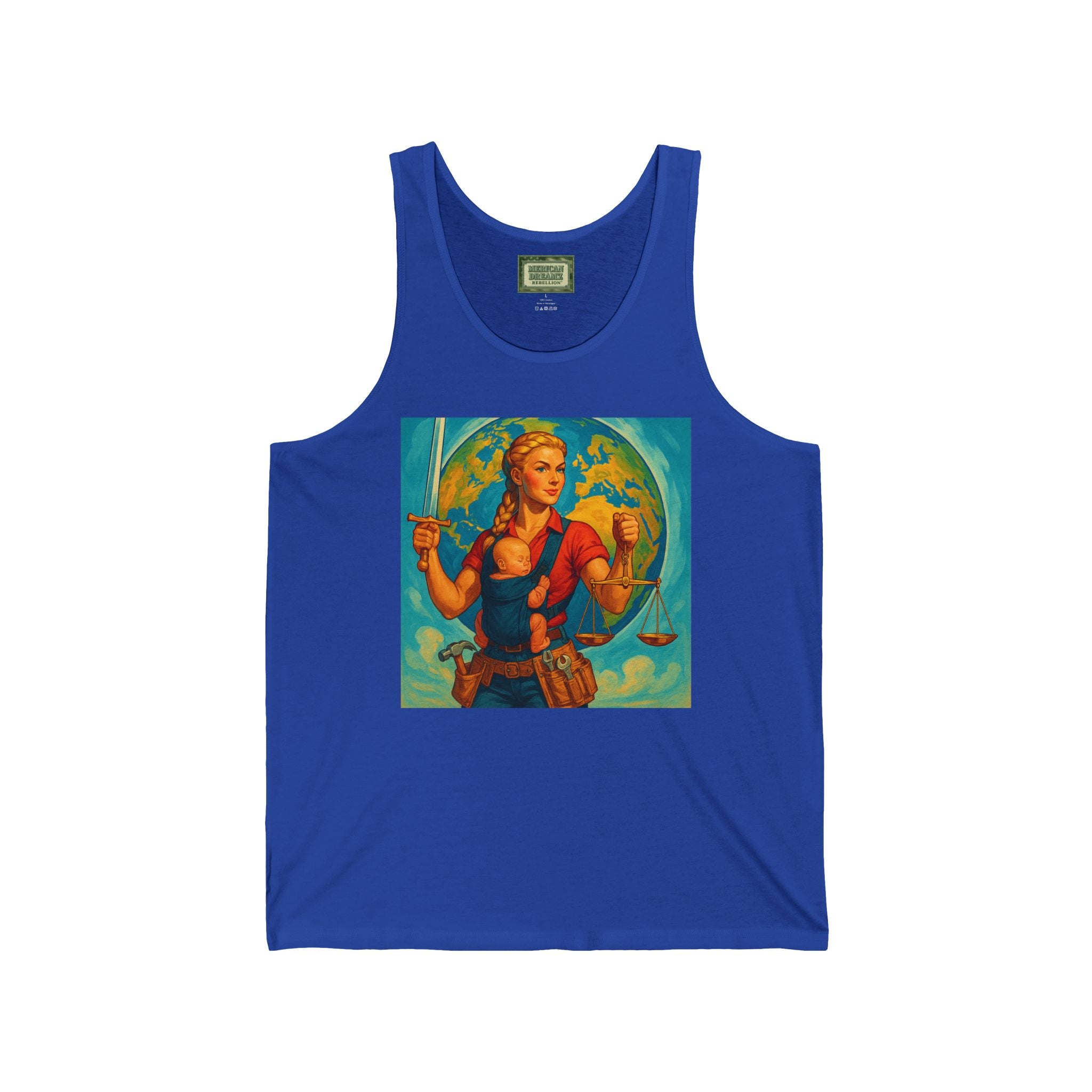 Super Momz Tank Top – Motherhood Superhero Graphic Tank -09