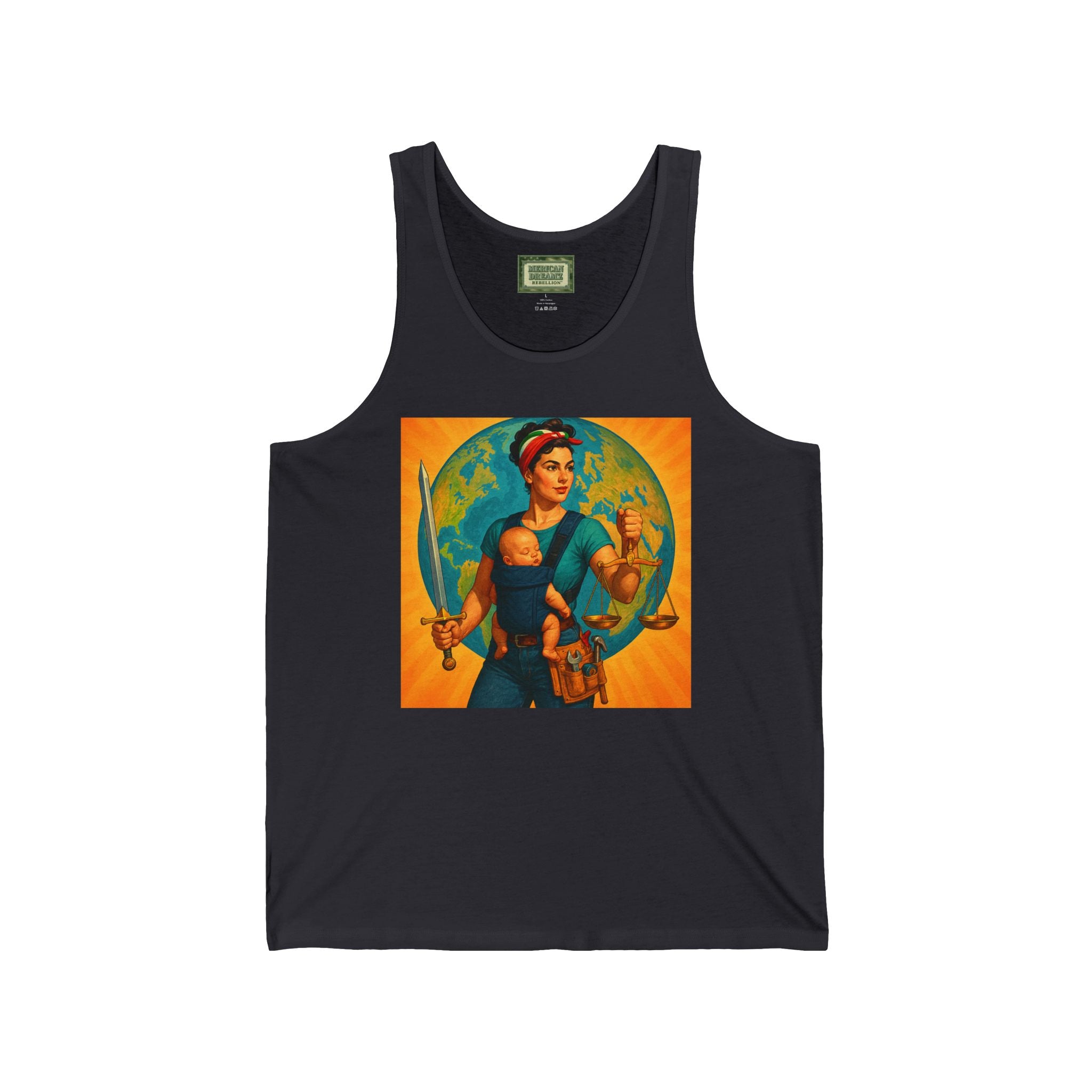 Super Momz Tank Top – Motherhood Superhero Graphic Tank -15